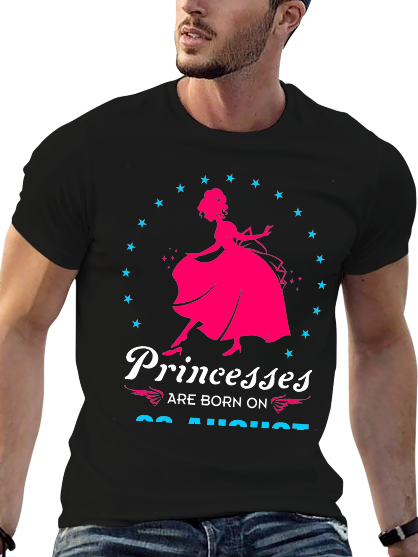 Princesses Are Born On 22 August T-Shirt