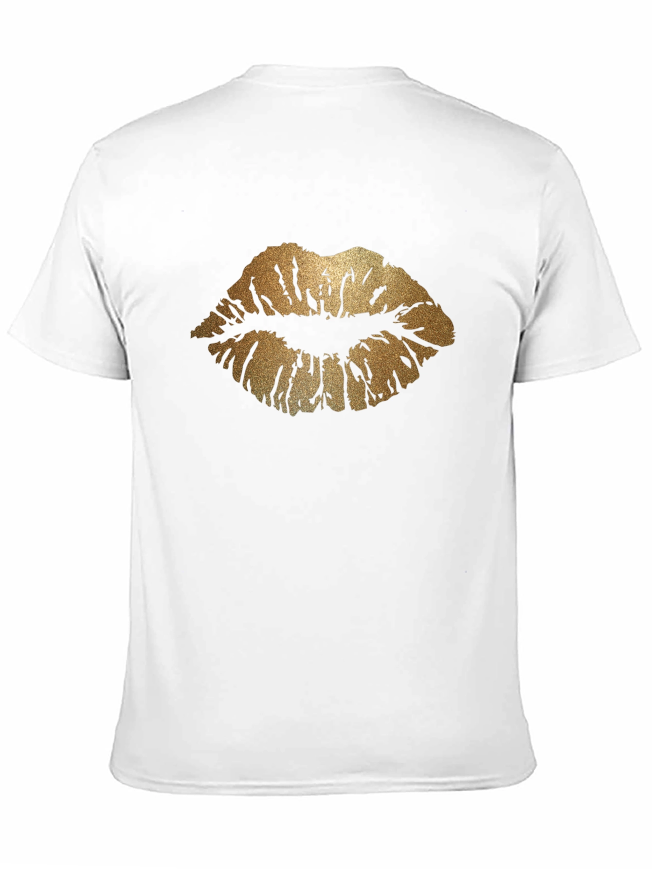Golden Lips Graphic Tee - Stylish Casual Wear