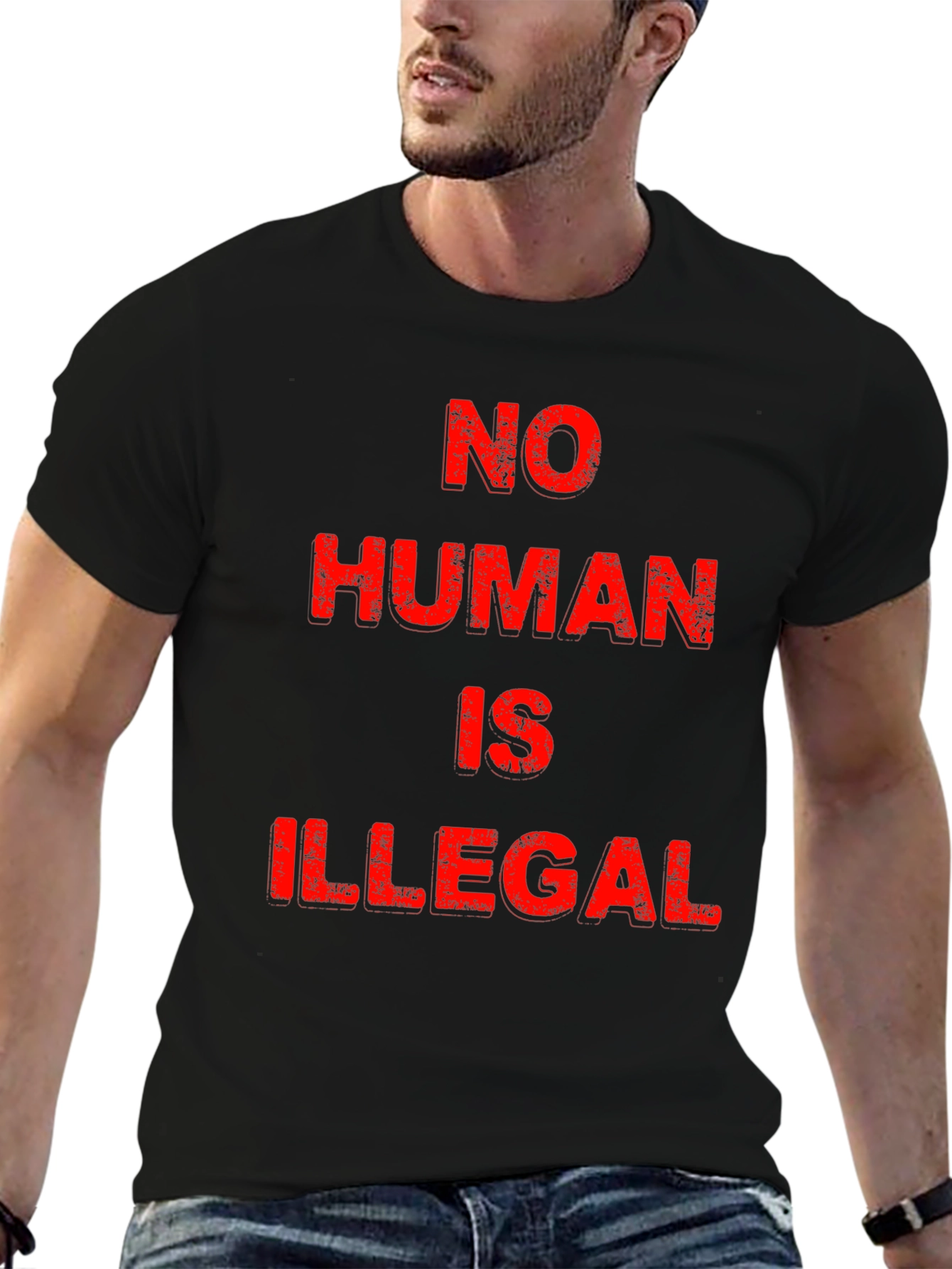 No Human Is Illegal Graphic Tee