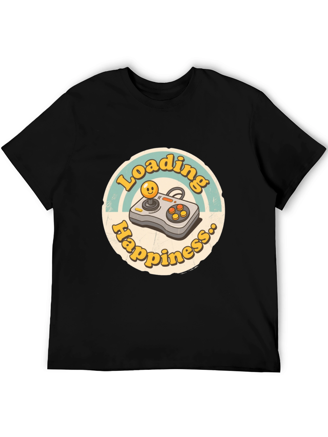 Loading Happiness Retro Gaming T-Shirt
