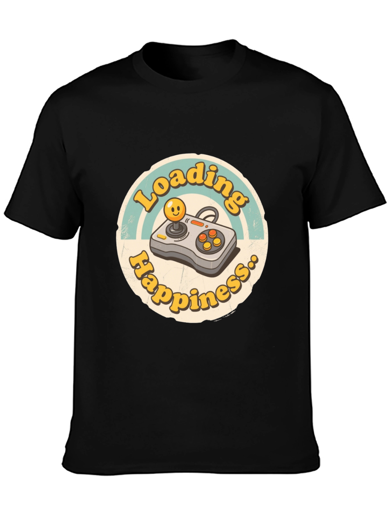 Loading Happiness Retro Gaming T-Shirt