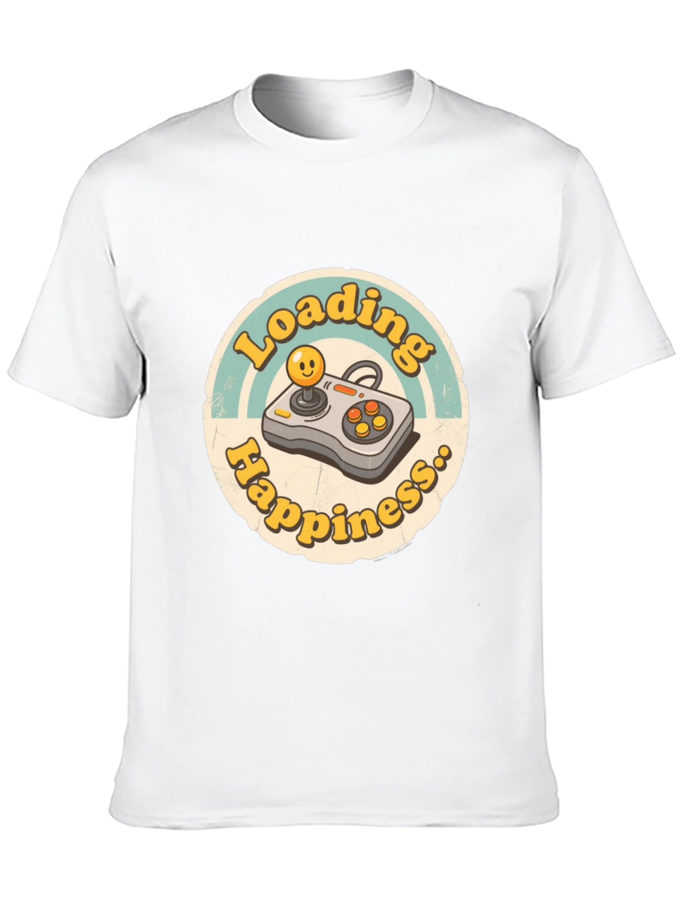 Loading Happiness Retro Gaming T-Shirt