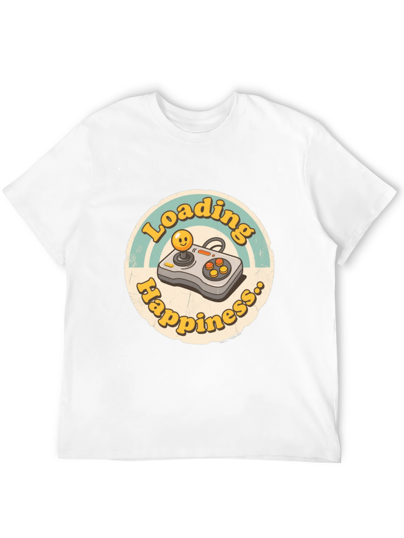 Loading Happiness Retro Gaming T-Shirt
