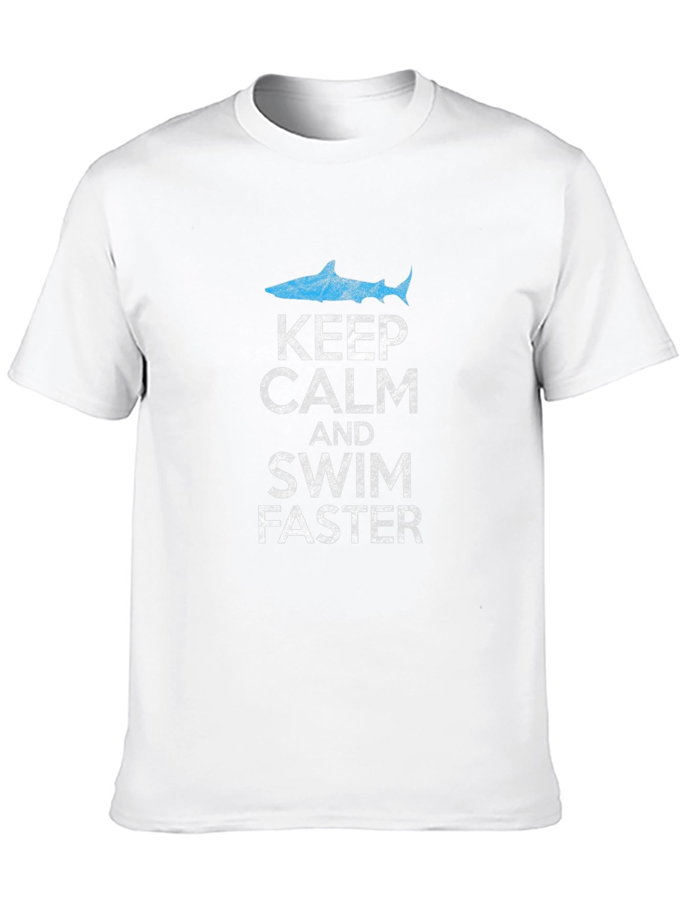 Keep Calm and Swim Faster Shark T-Shirt