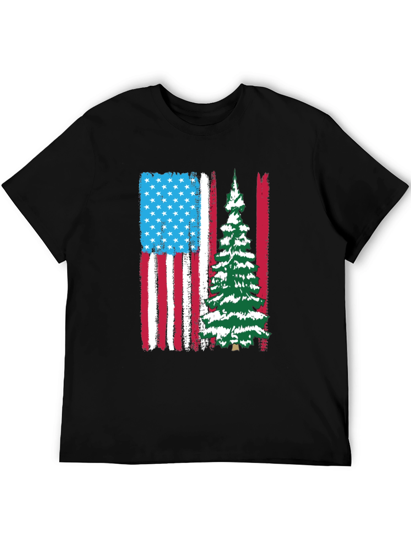 Patriotic Christmas Tree T-Shirt