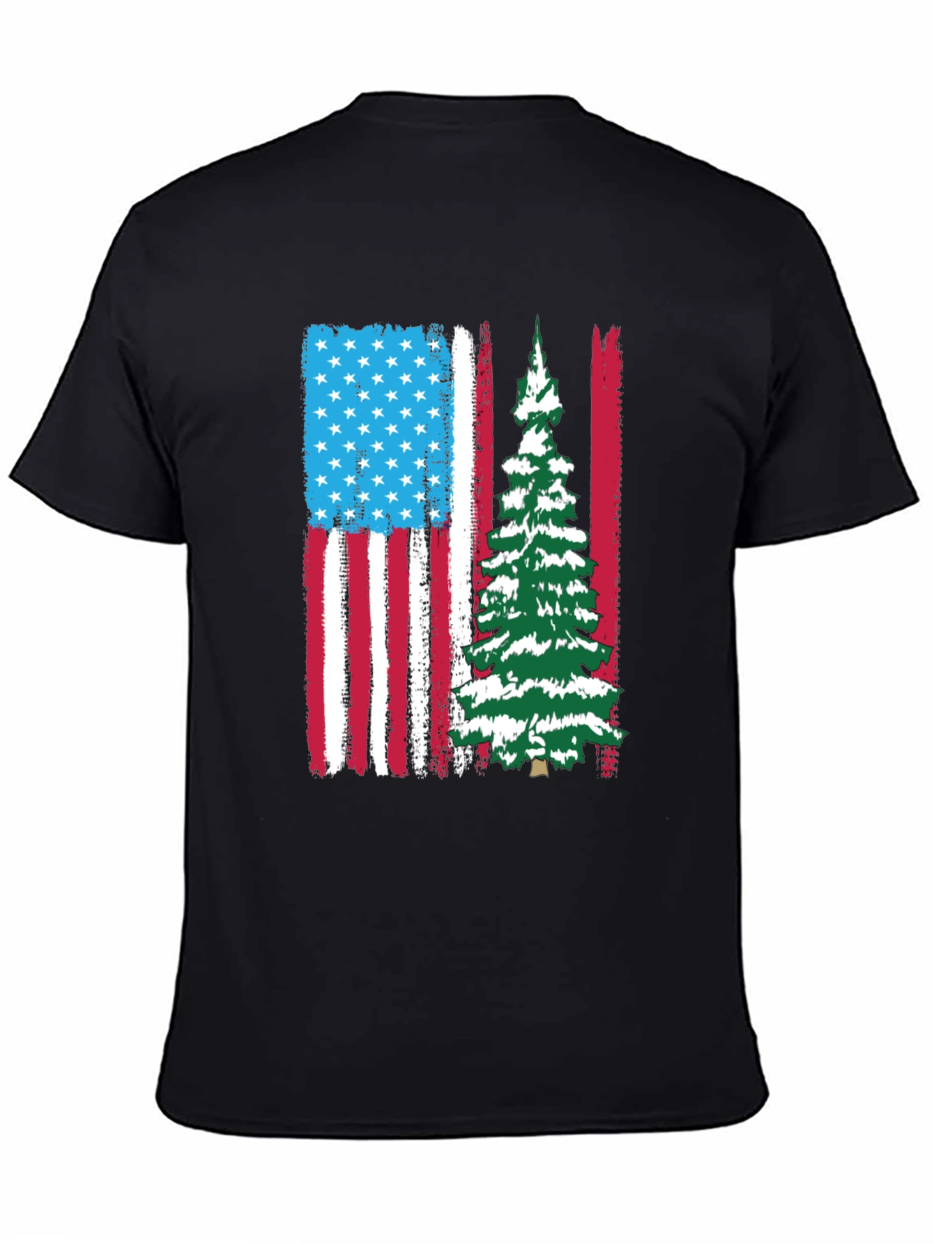 Patriotic Christmas Tree T-Shirt