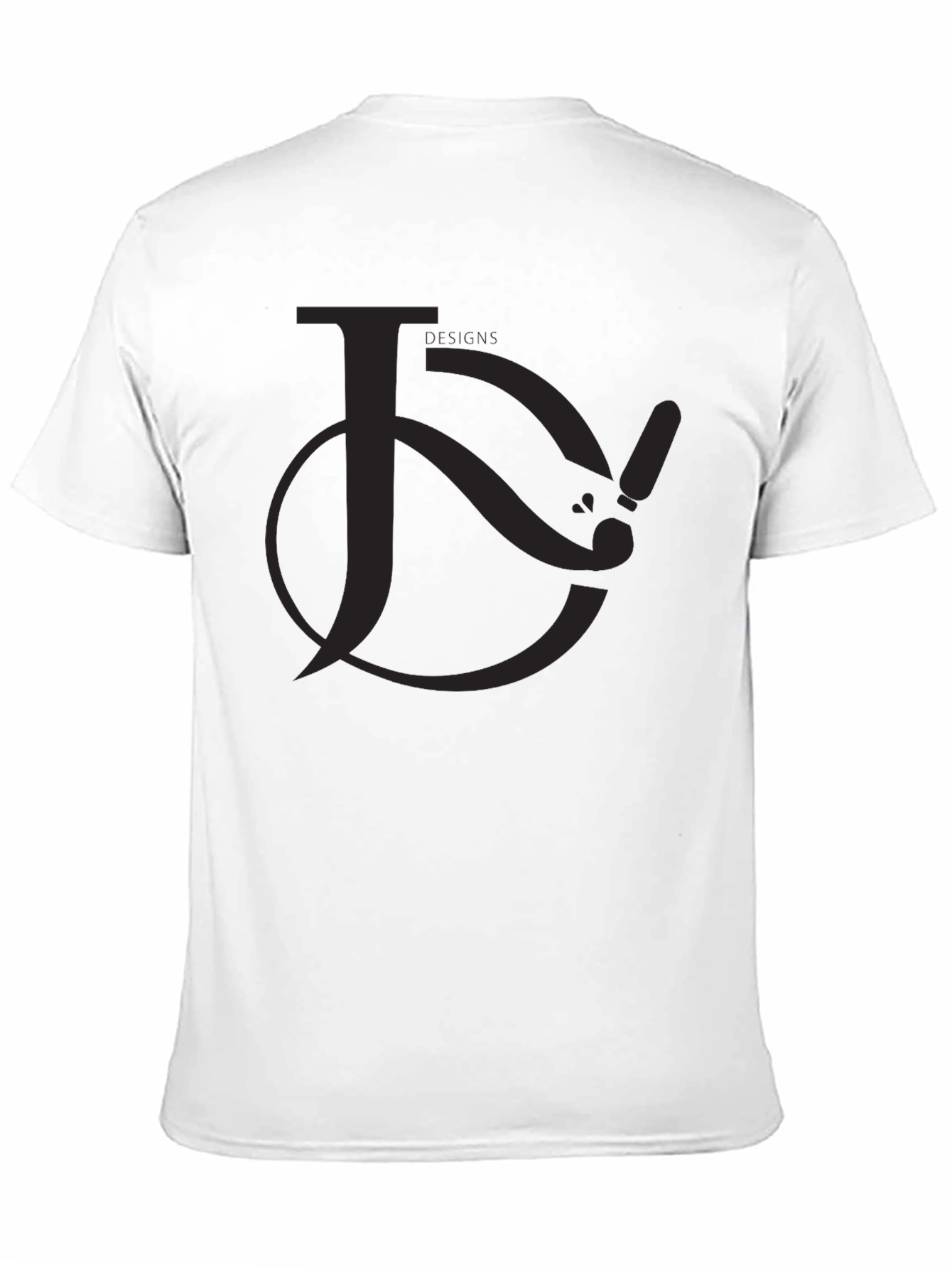 Black Graphic Tee - Unique Lettering