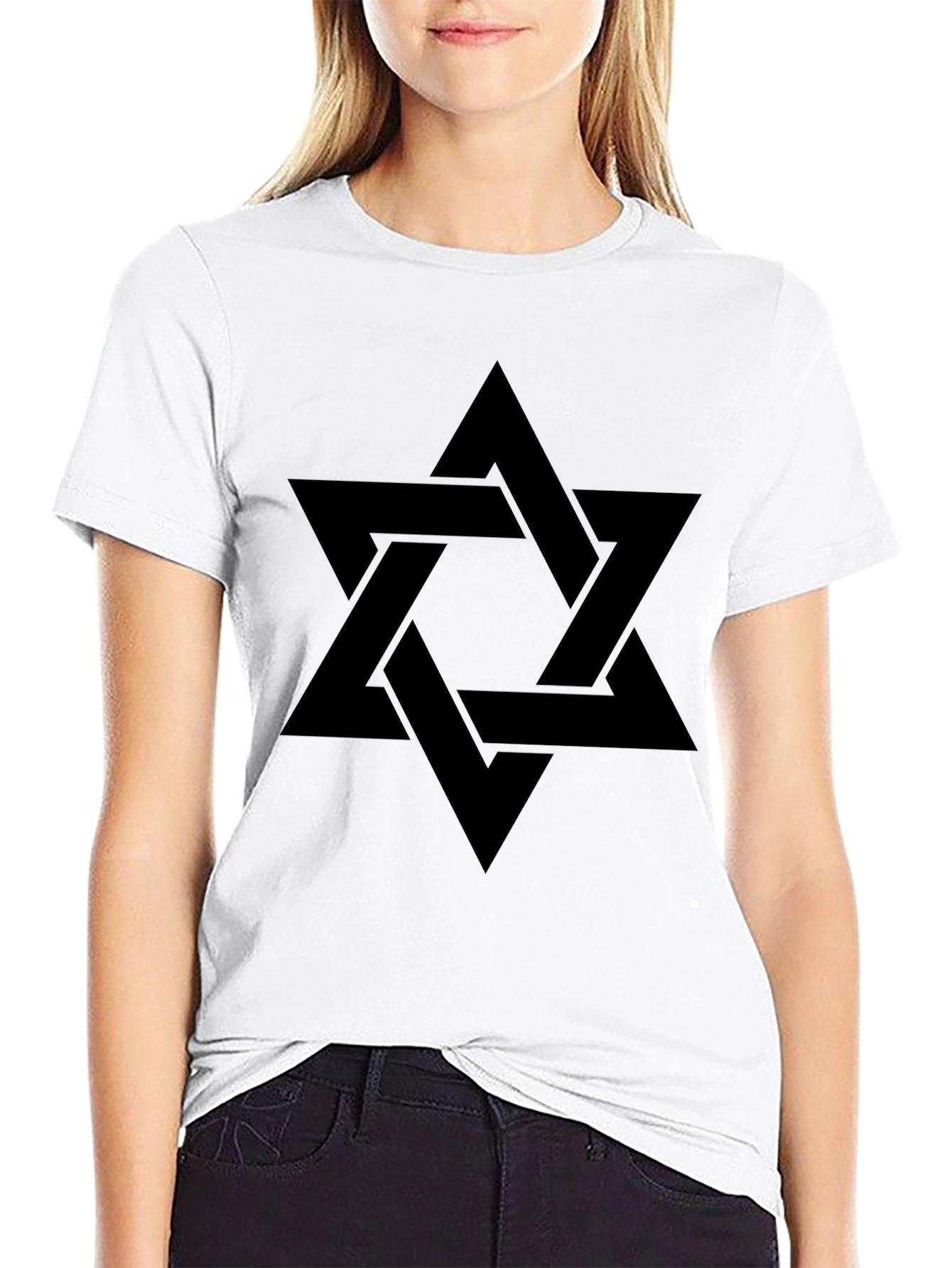 Black Star of David Graphic Tee