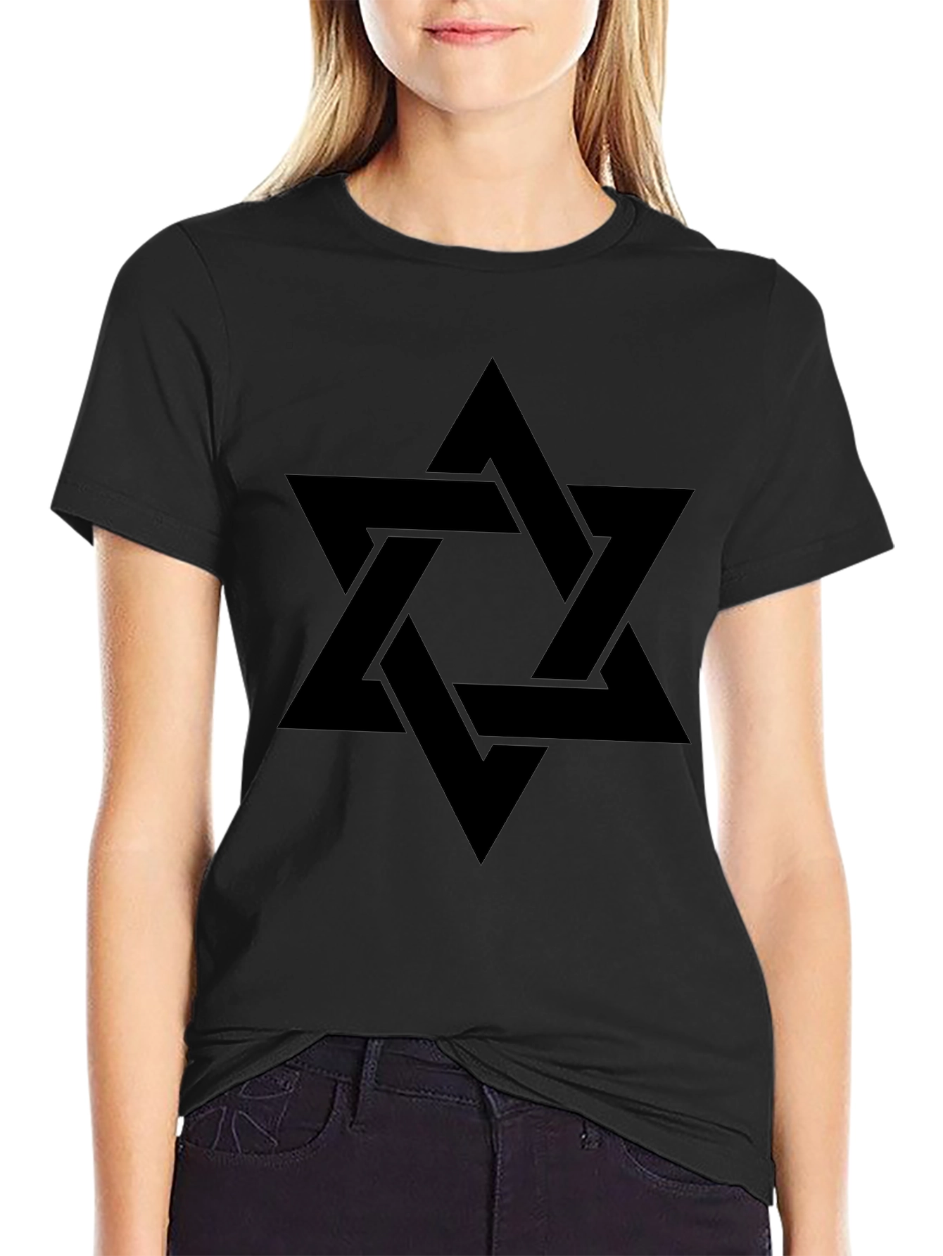 Black Star of David Graphic Tee