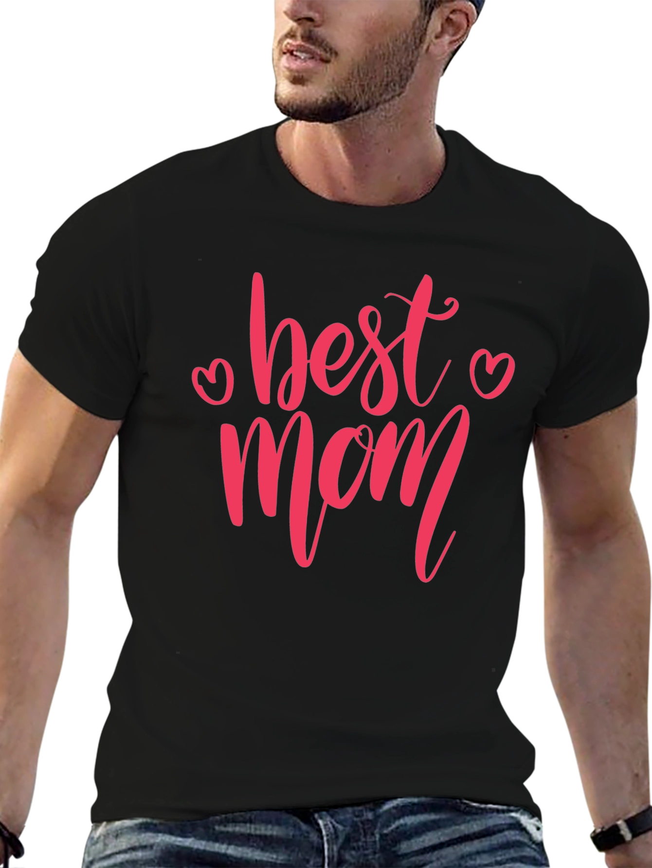 Best Mom Graphic Tee - Black T-Shirt