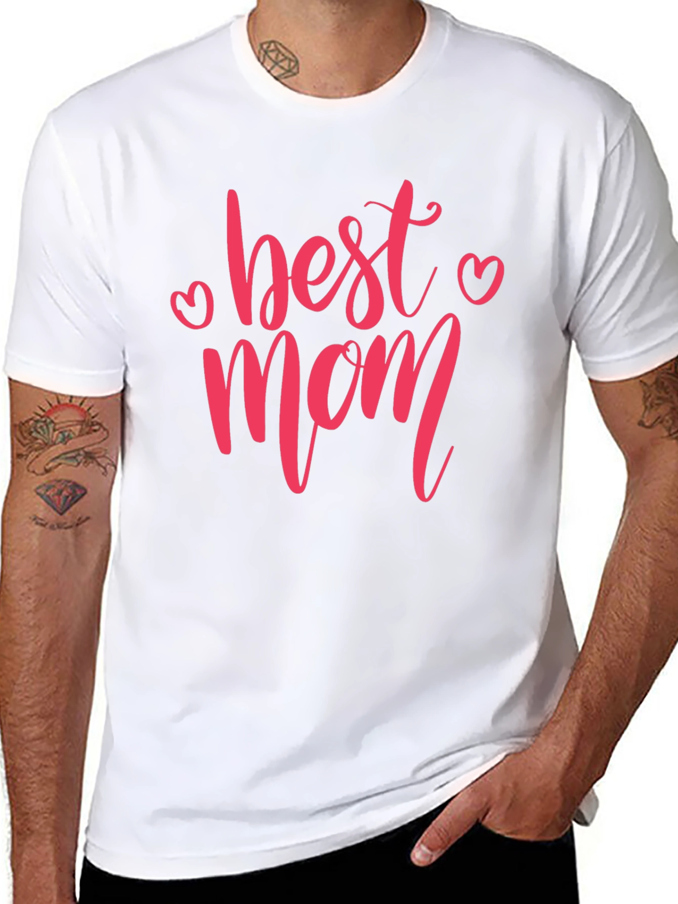 Best Mom Graphic Tee - Black T-Shirt