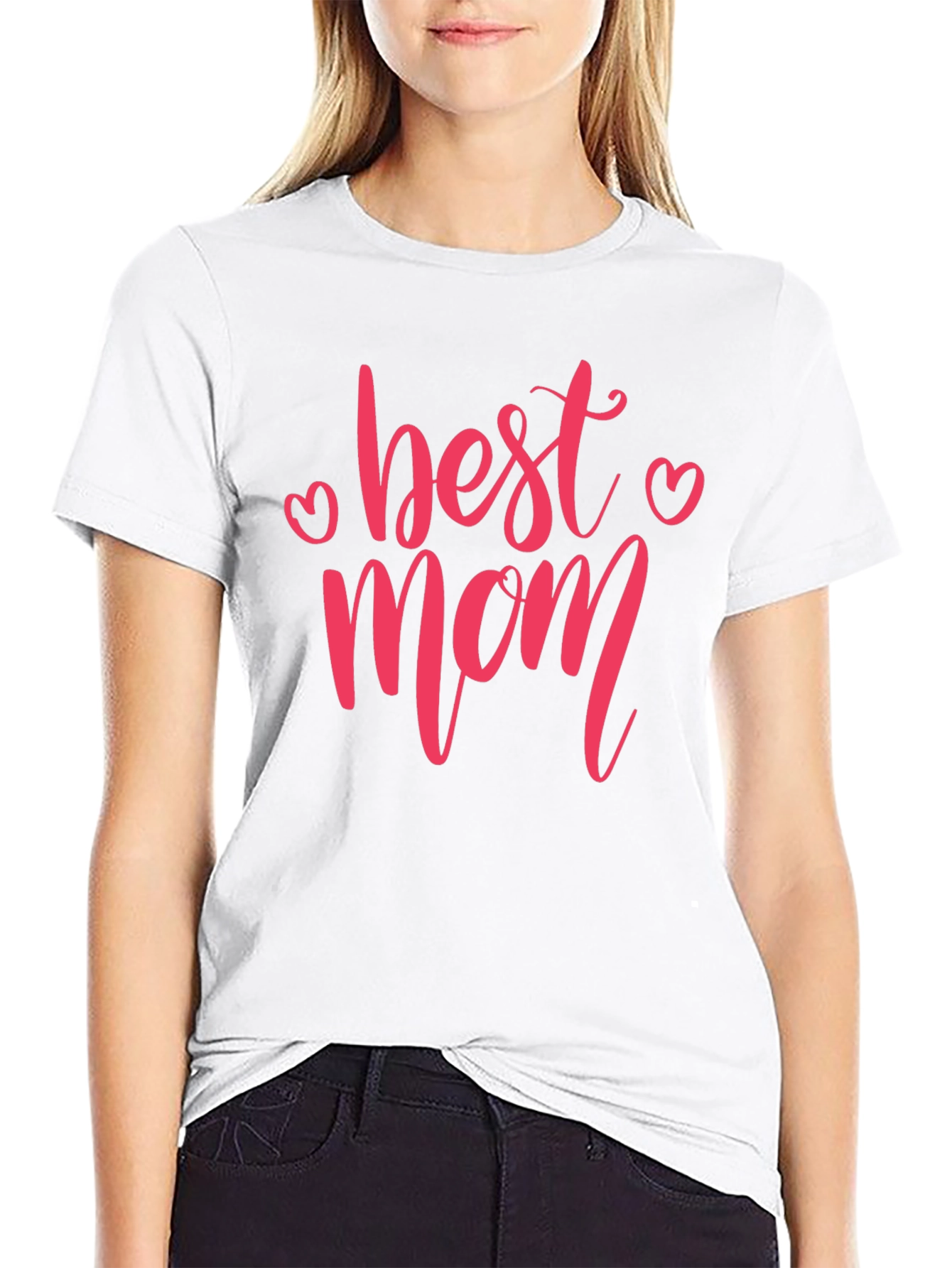Best Mom Graphic Tee - Black T-Shirt