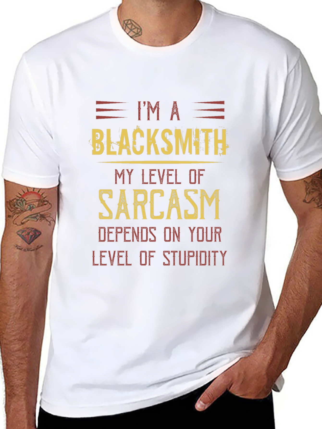 Blacksmith Sarcasm Humor T-Shirt - Funny Tee