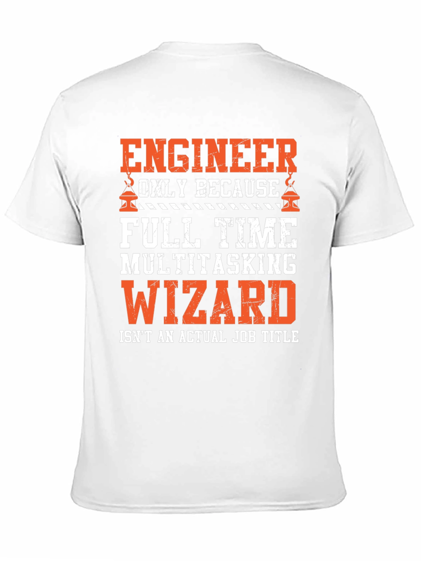 Engineer Multitasking Wizard Black Graphic T-Shirt