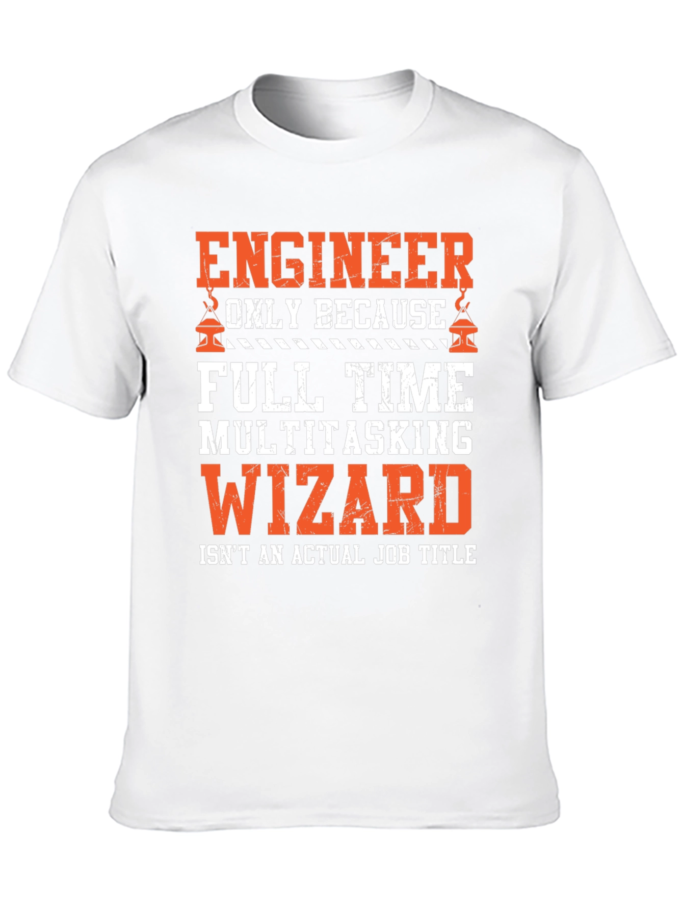 Engineer Multitasking Wizard Black Graphic T-Shirt