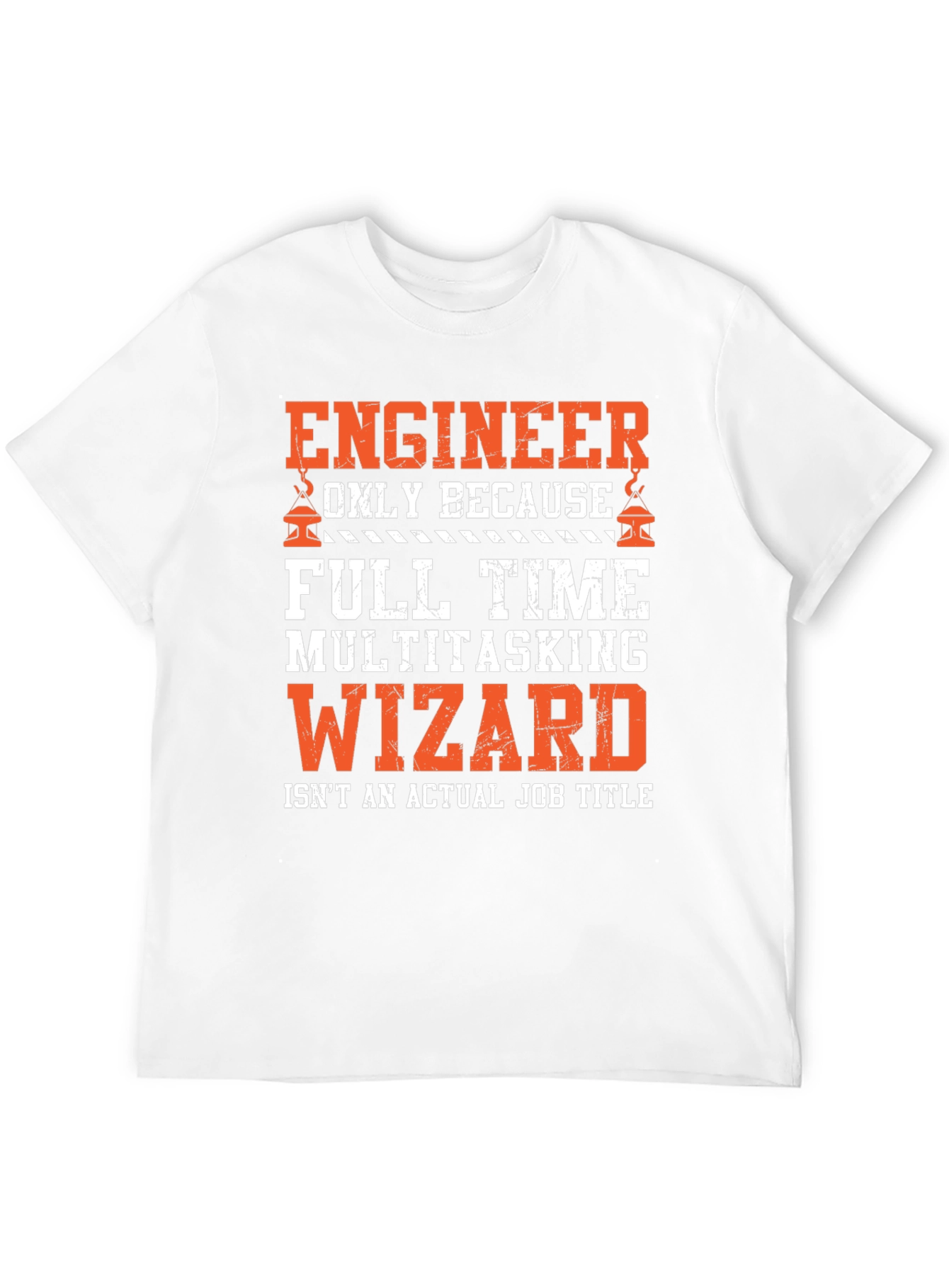 Engineer Multitasking Wizard Black Graphic T-Shirt