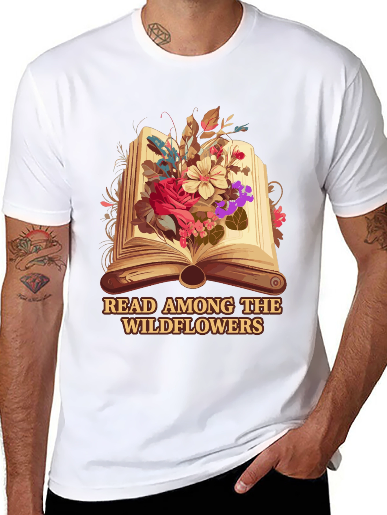 Read Among The Wildflowers T-Shirt