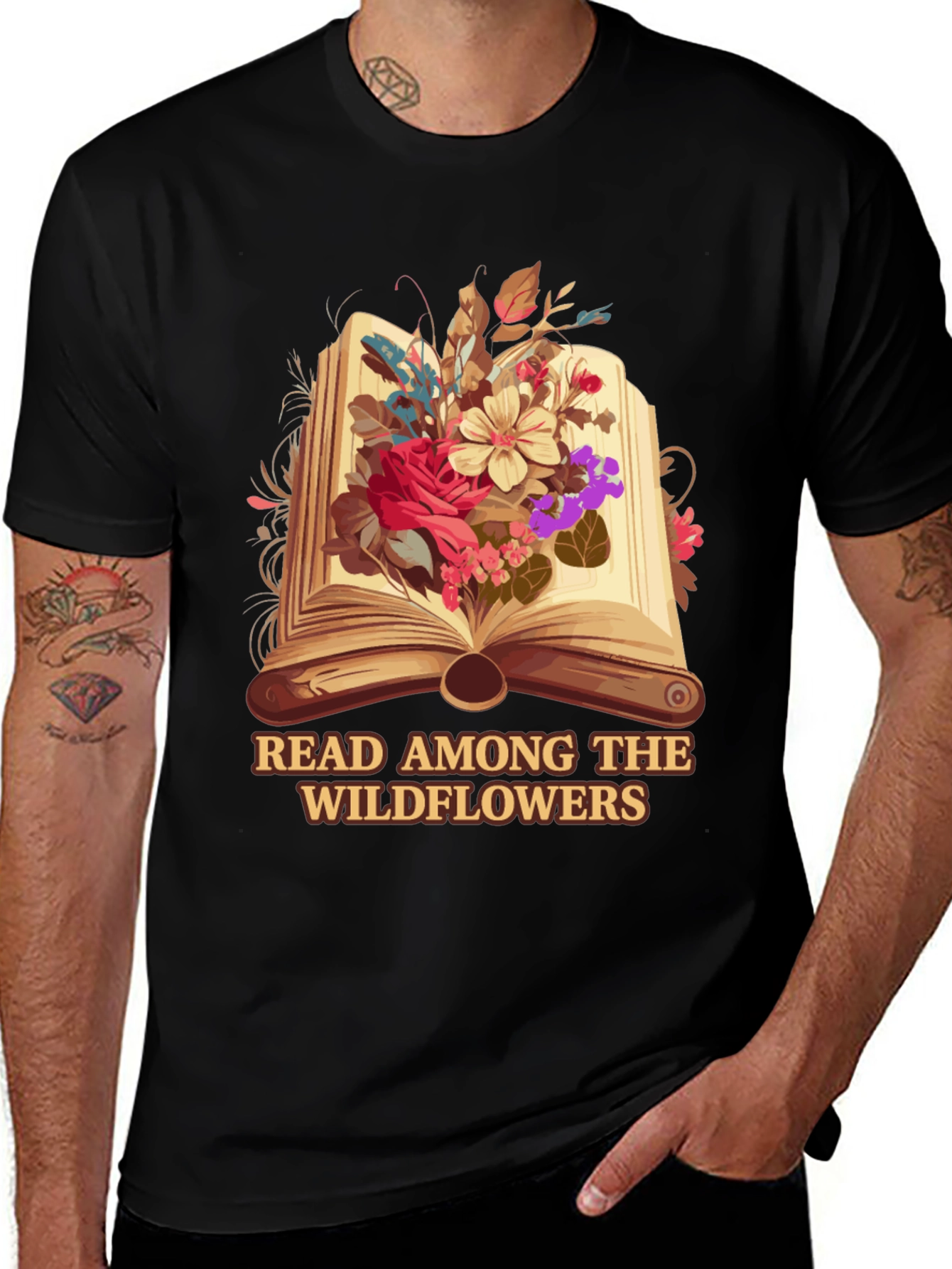 Read Among The Wildflowers T-Shirt