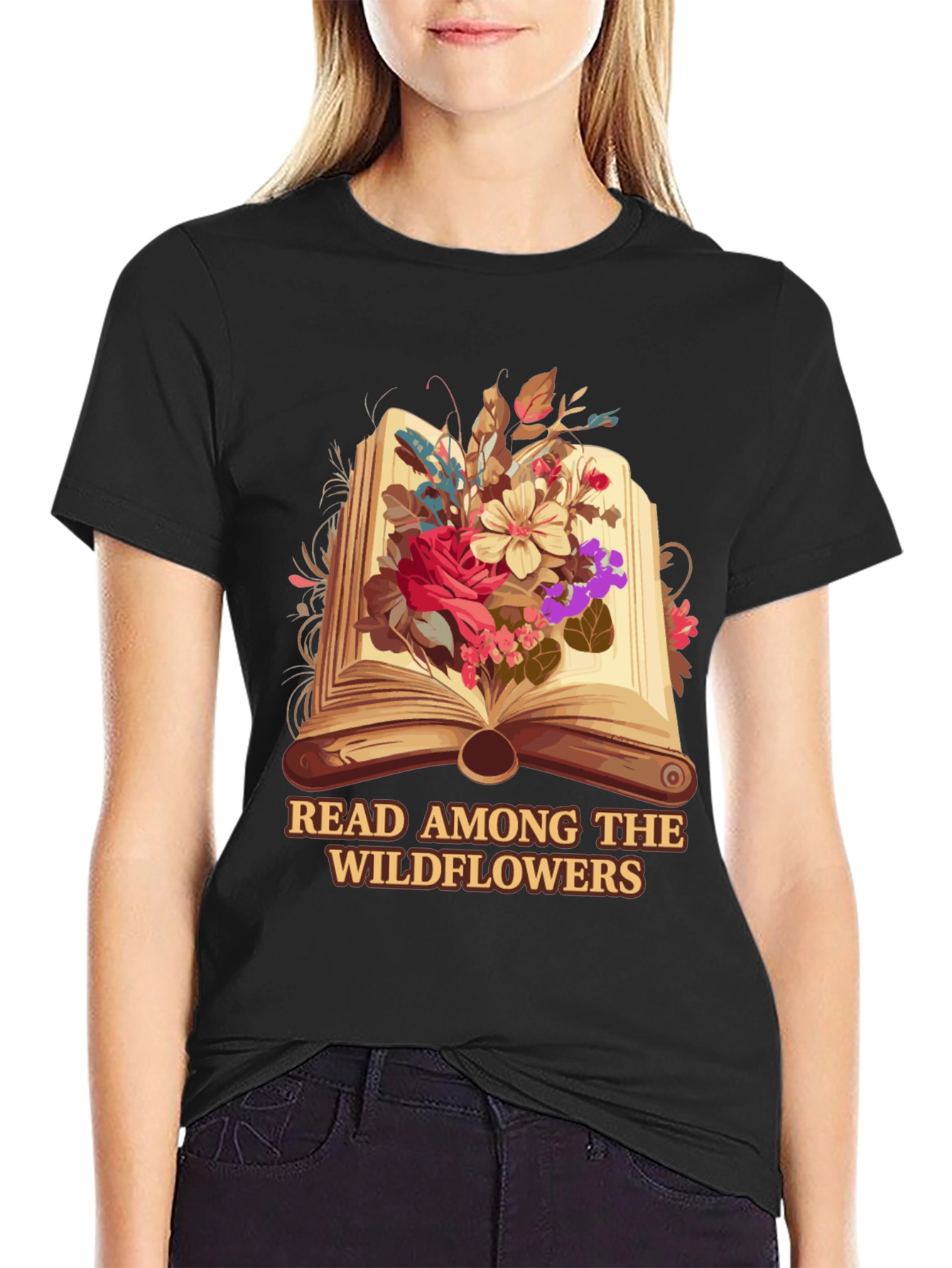 Read Among The Wildflowers T-Shirt