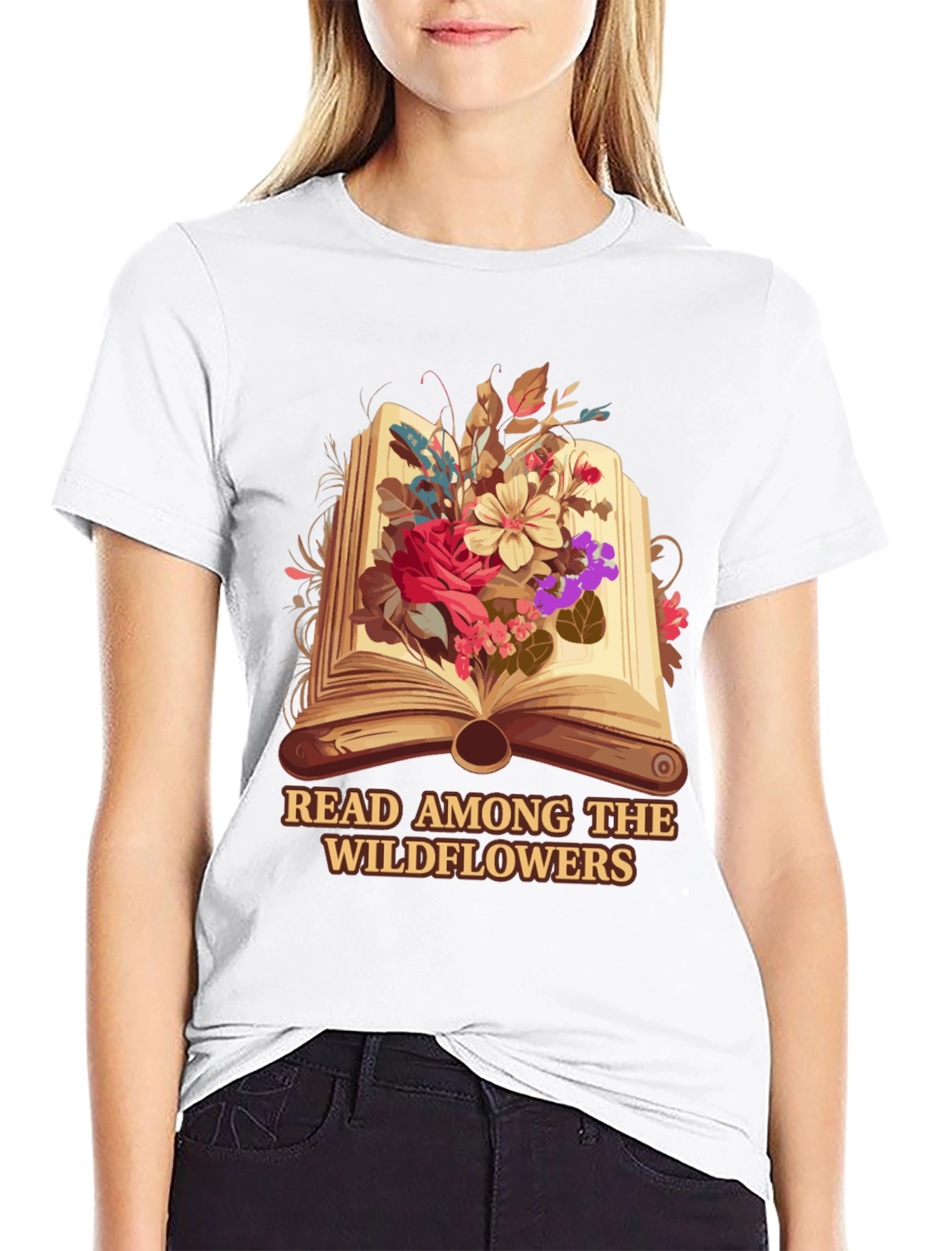 Read Among The Wildflowers T-Shirt