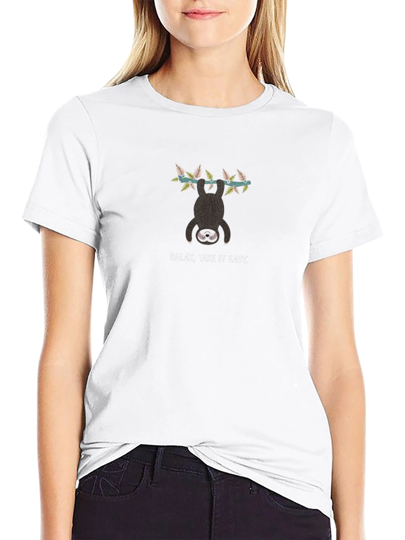 Relax Sloth Graphic Tee - Easygoing Vibe