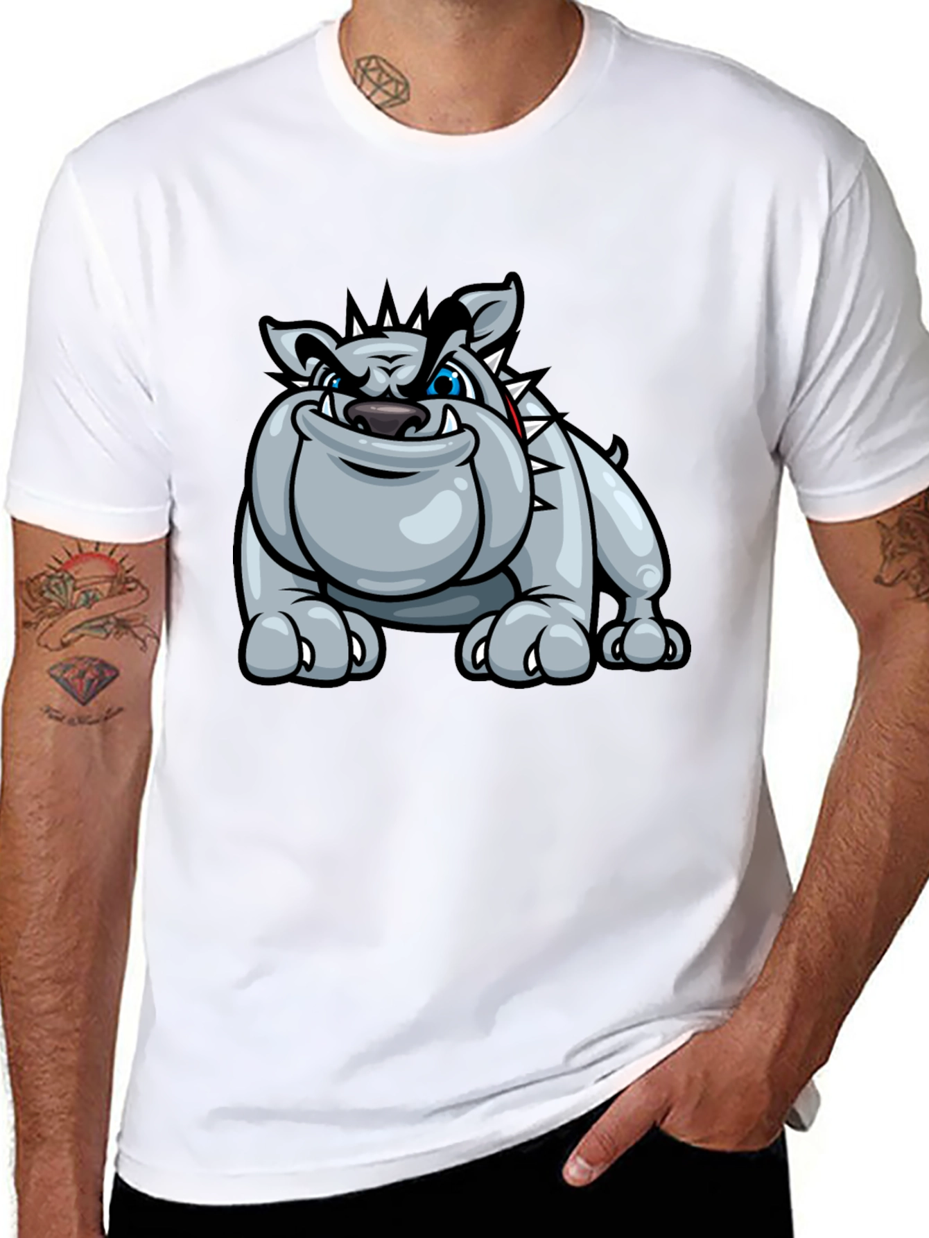 Bulldog Graphic T-Shirt