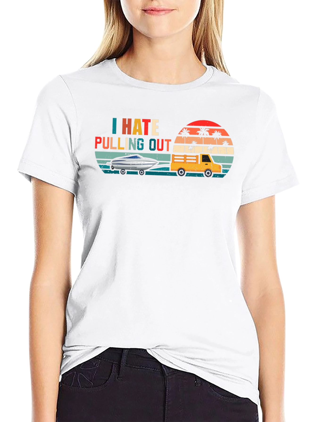 I Hate Pulling Out T-Shirt - Funny Boating Tee