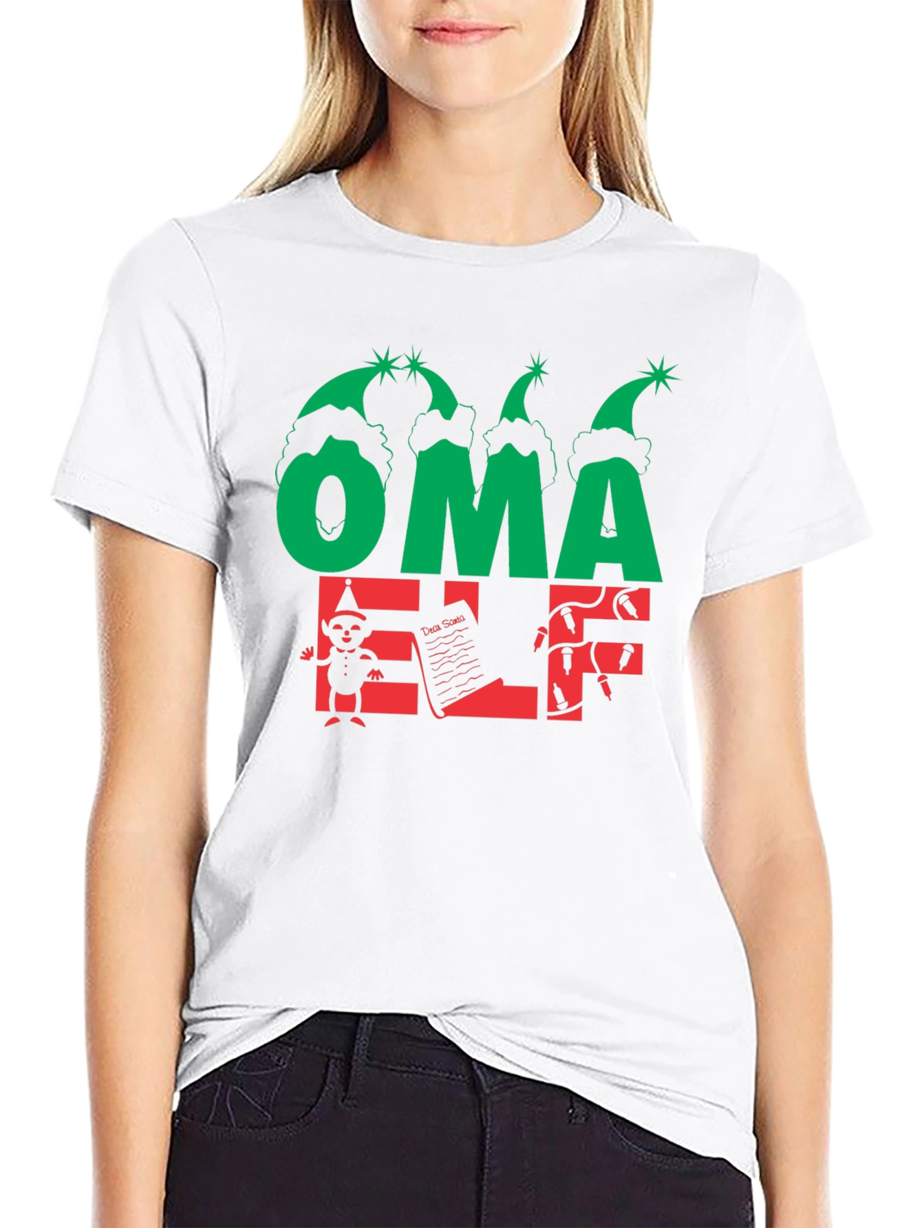Oma Elf Christmas T-Shirt