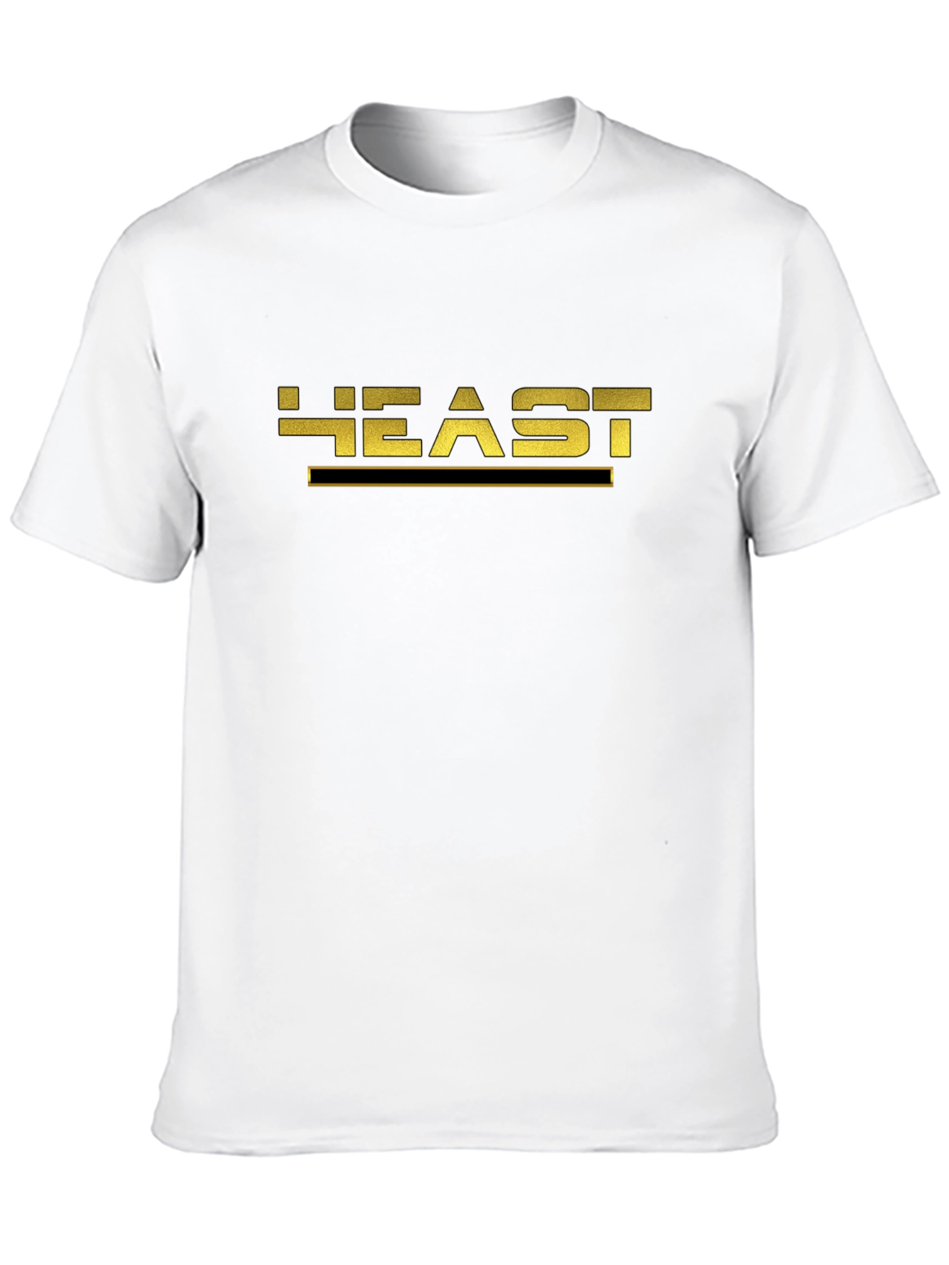Golden Heast Graphic Black T-Shirt