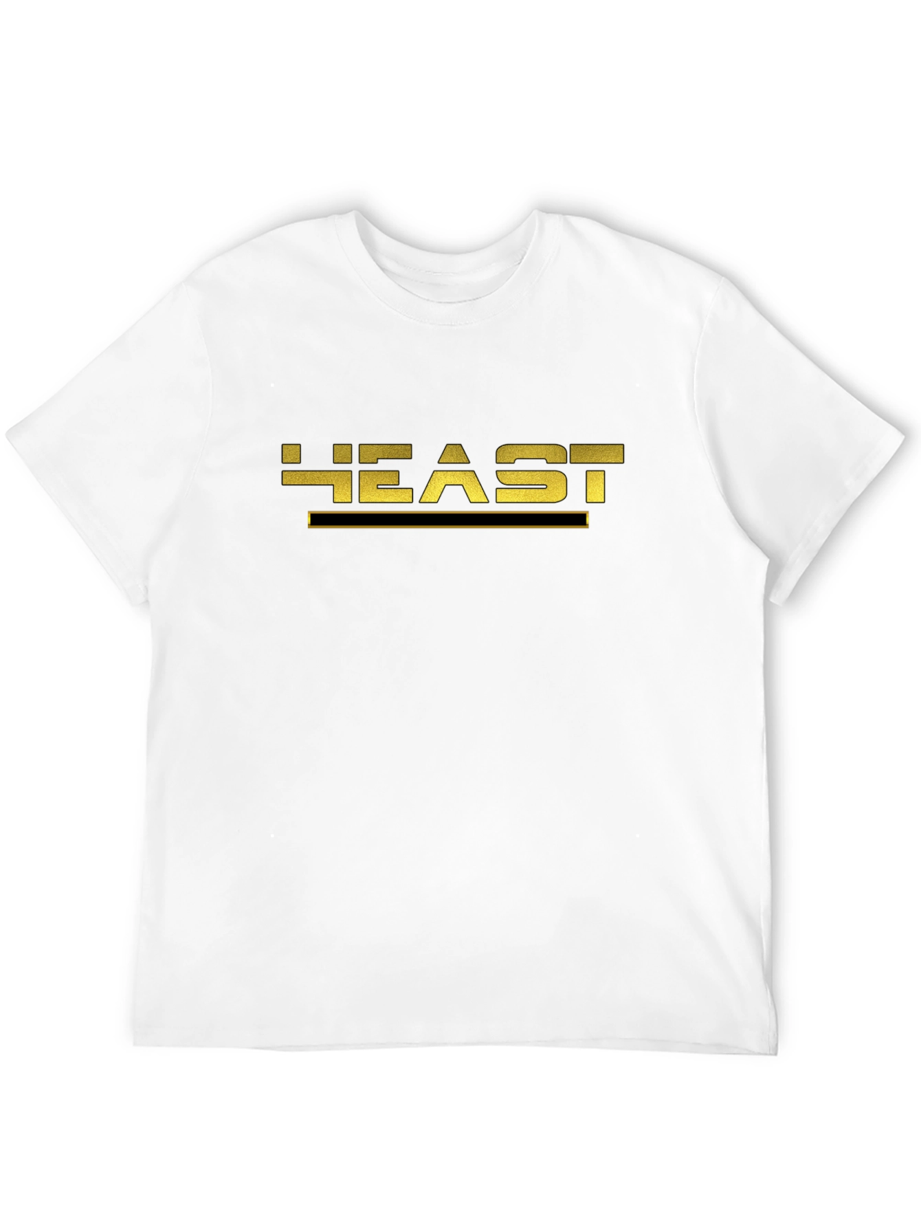 Golden Heast Graphic Black T-Shirt
