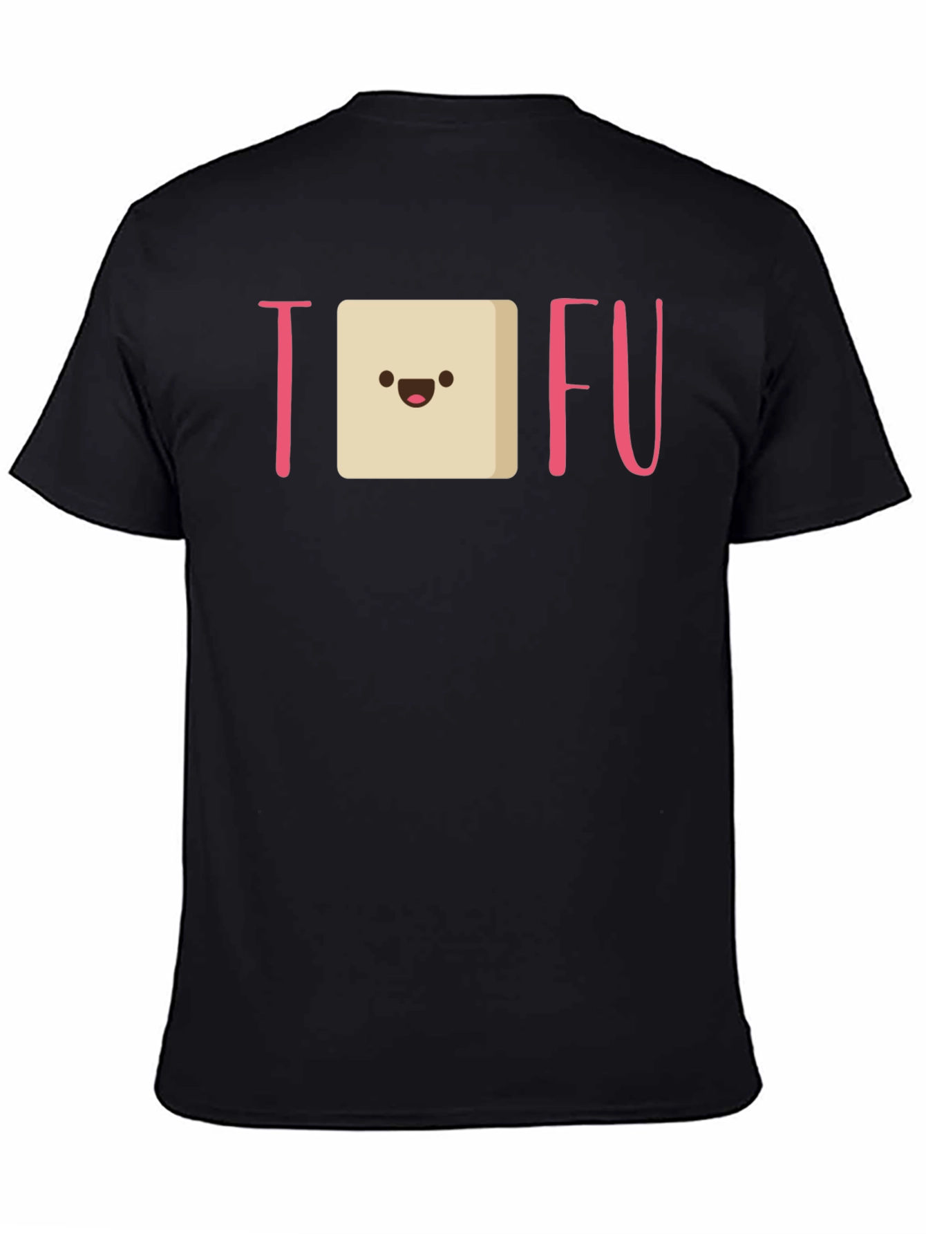 Tofu Graphic Tee - Black Cotton Comfort