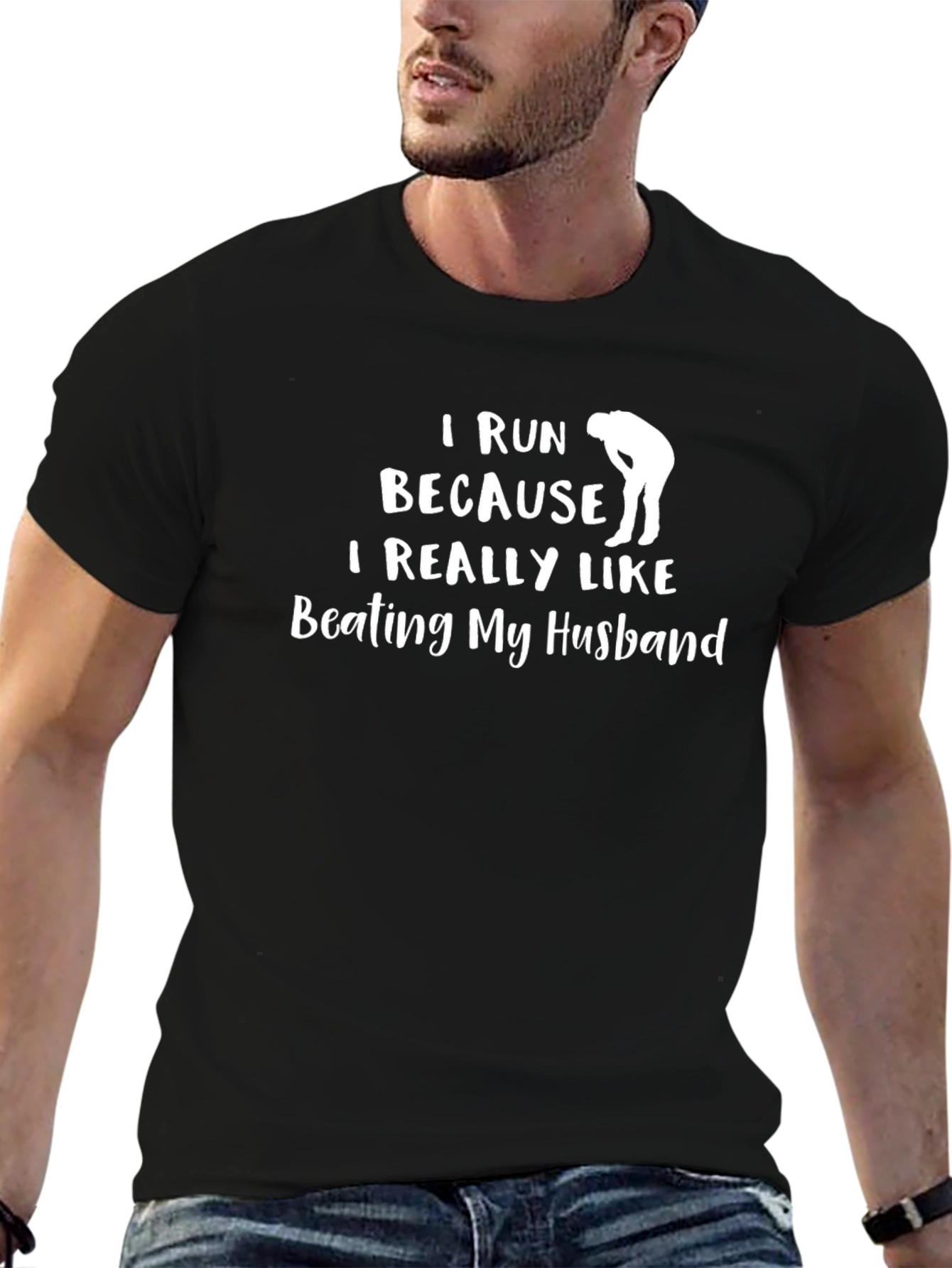 Funny I Run Because Graphic Tee