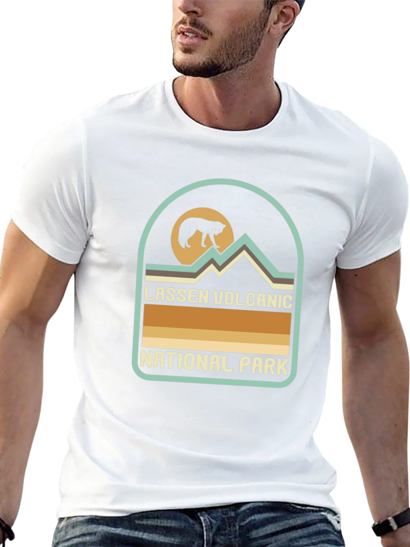 Lassen Volcanic National Park Black T-Shirt