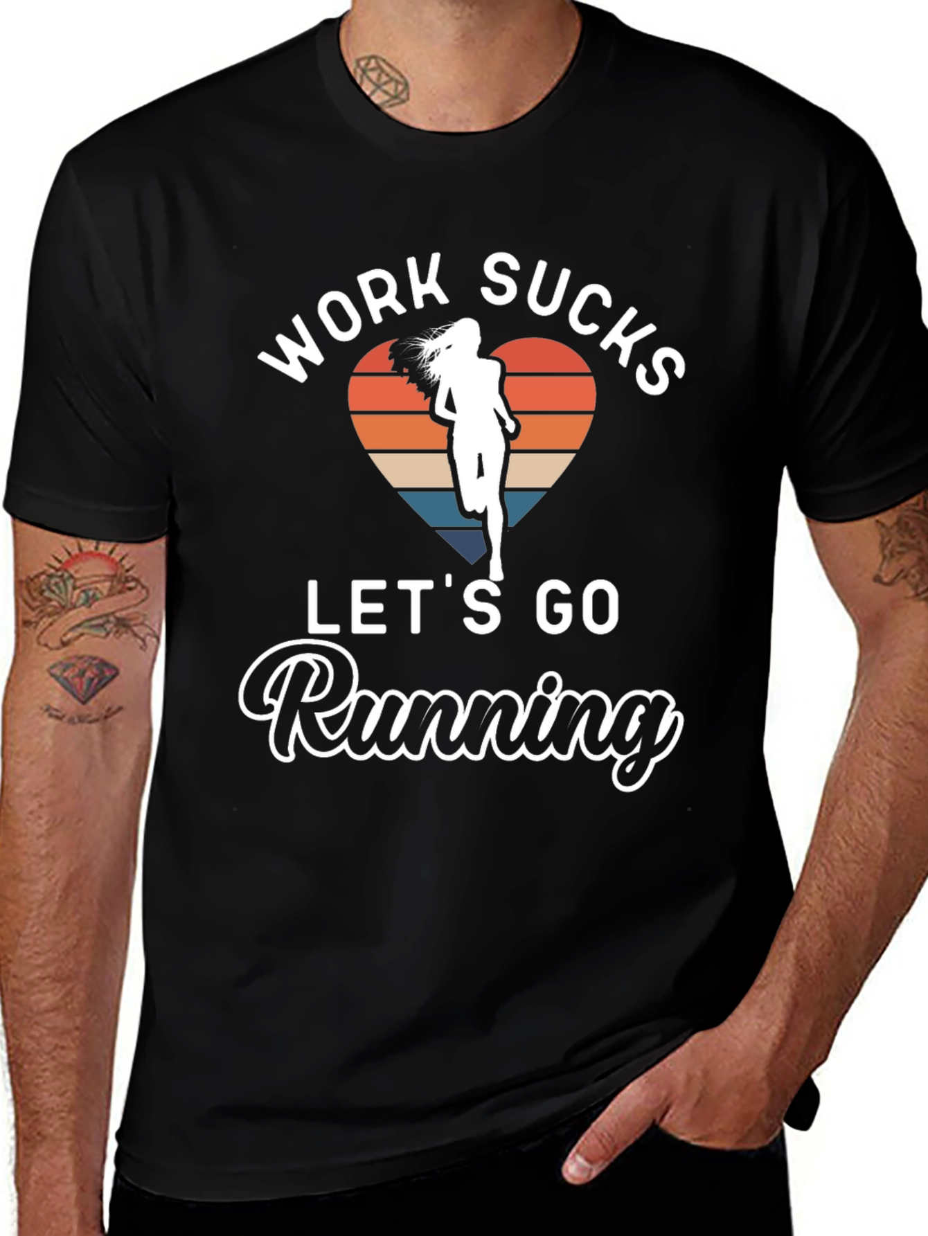 Work Sucks Running Tee