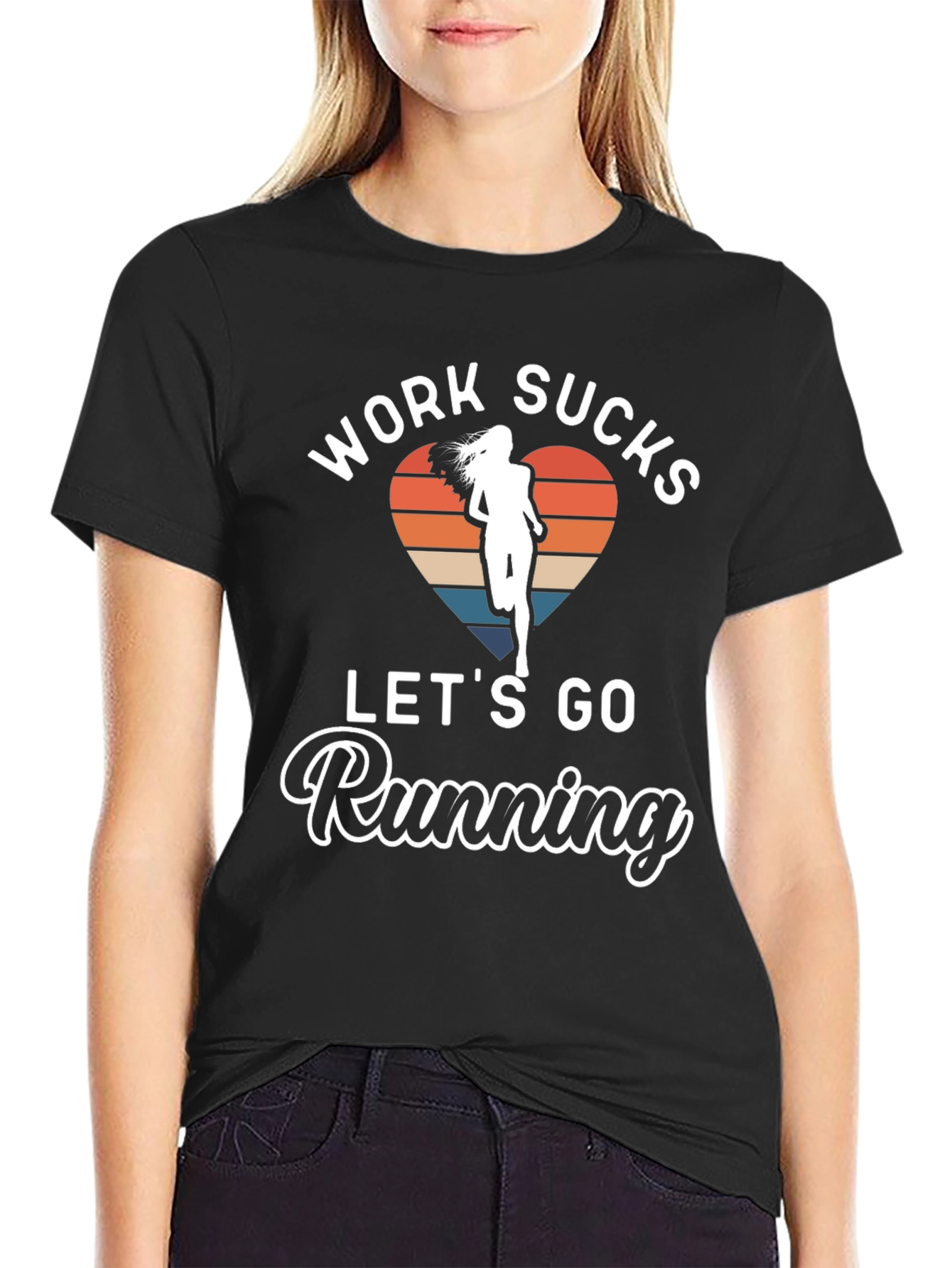 Work Sucks Running Tee