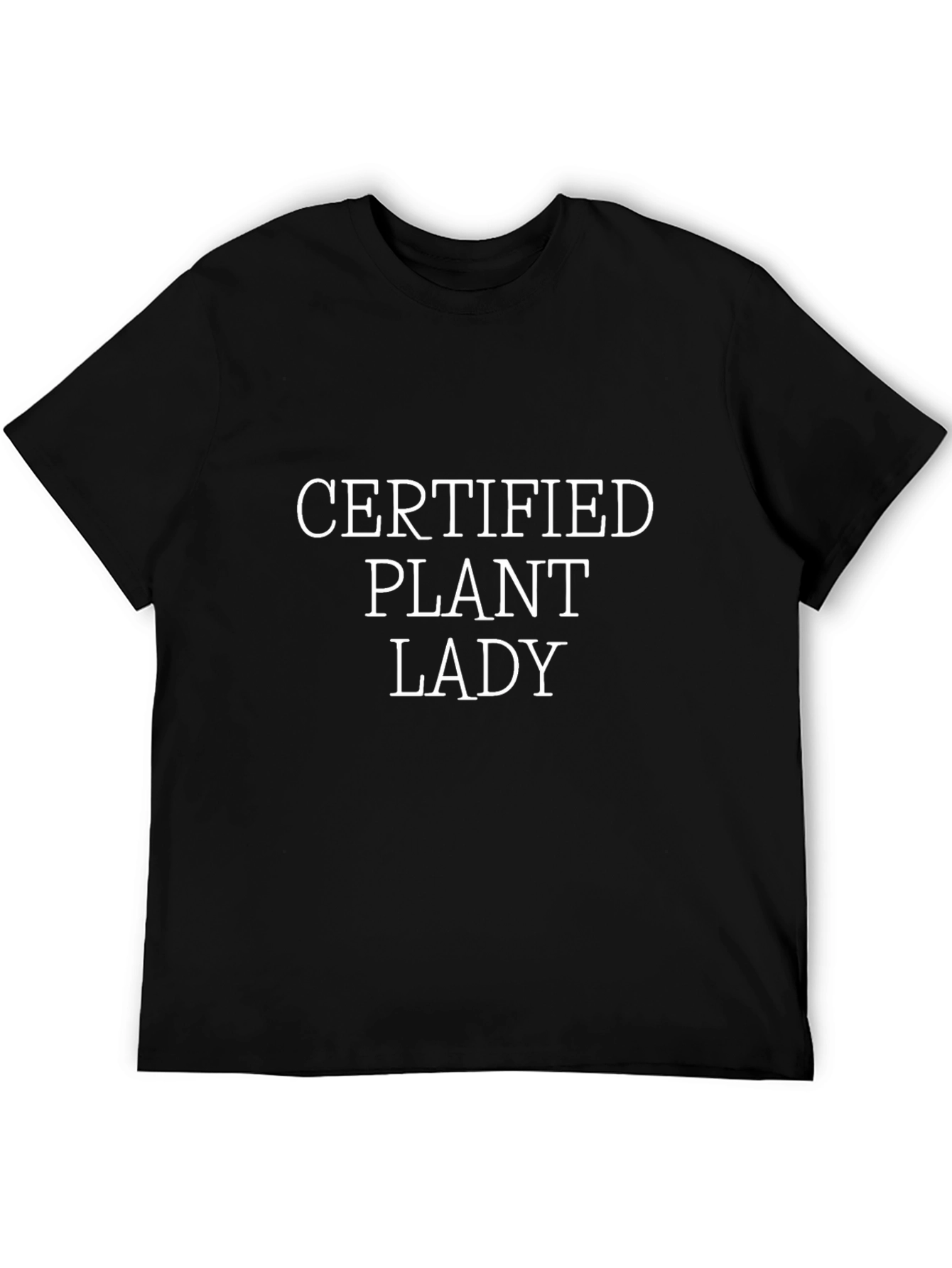 Certified Plant Lady Black Graphic Tee