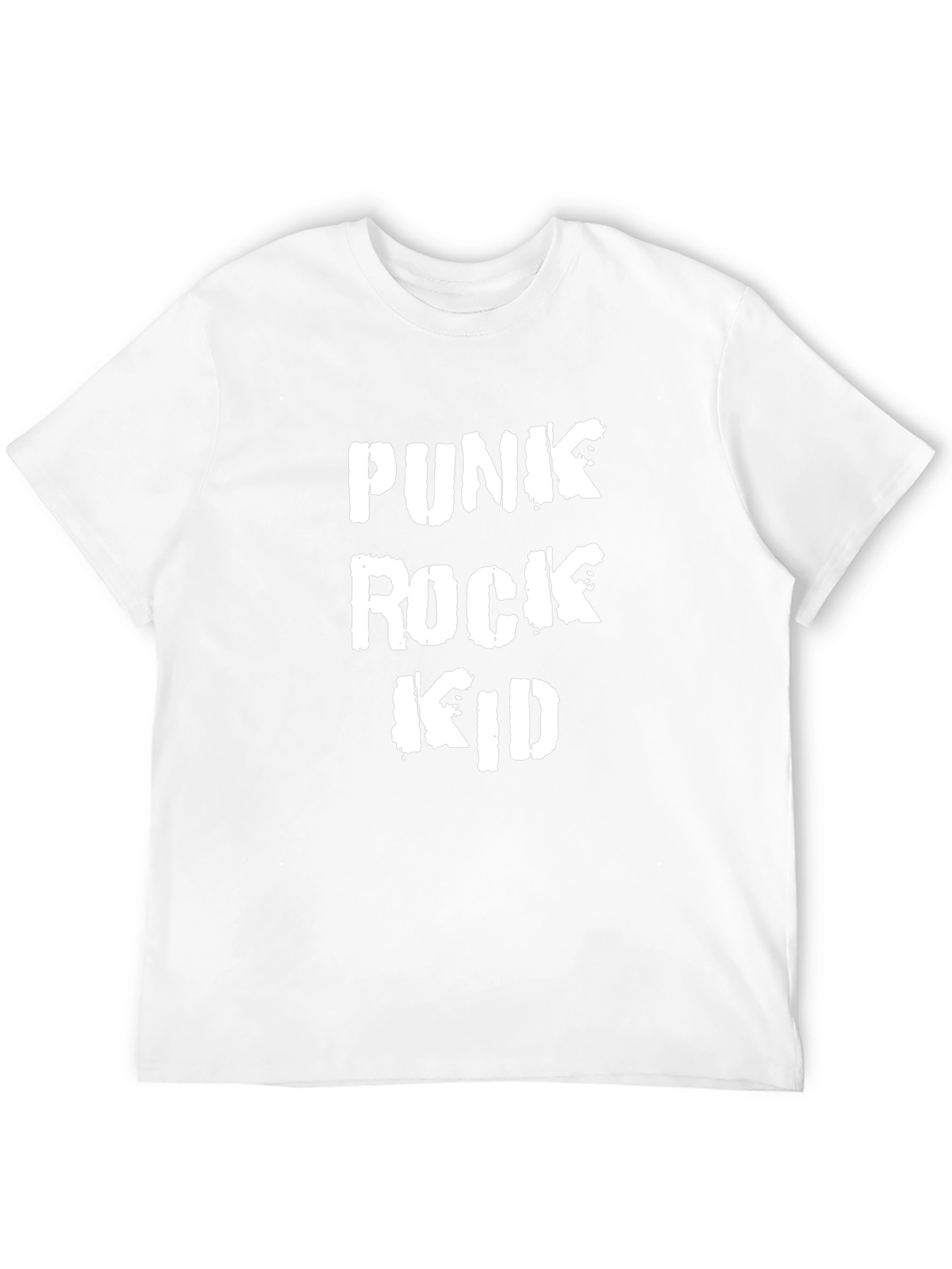 Punk Rock Kid Black Graphic T-Shirt