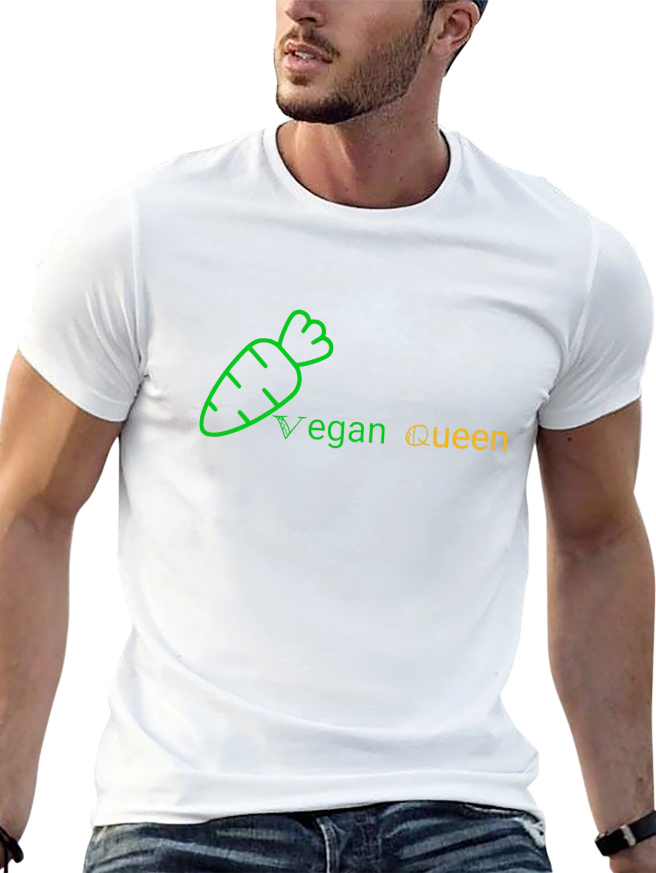 Vegan Queen Black T-Shirt - Stylish & Comfortable