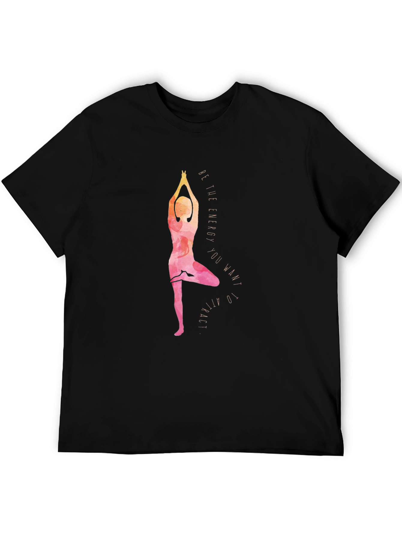 Yoga Energy Graphic Tee - Balance & Style