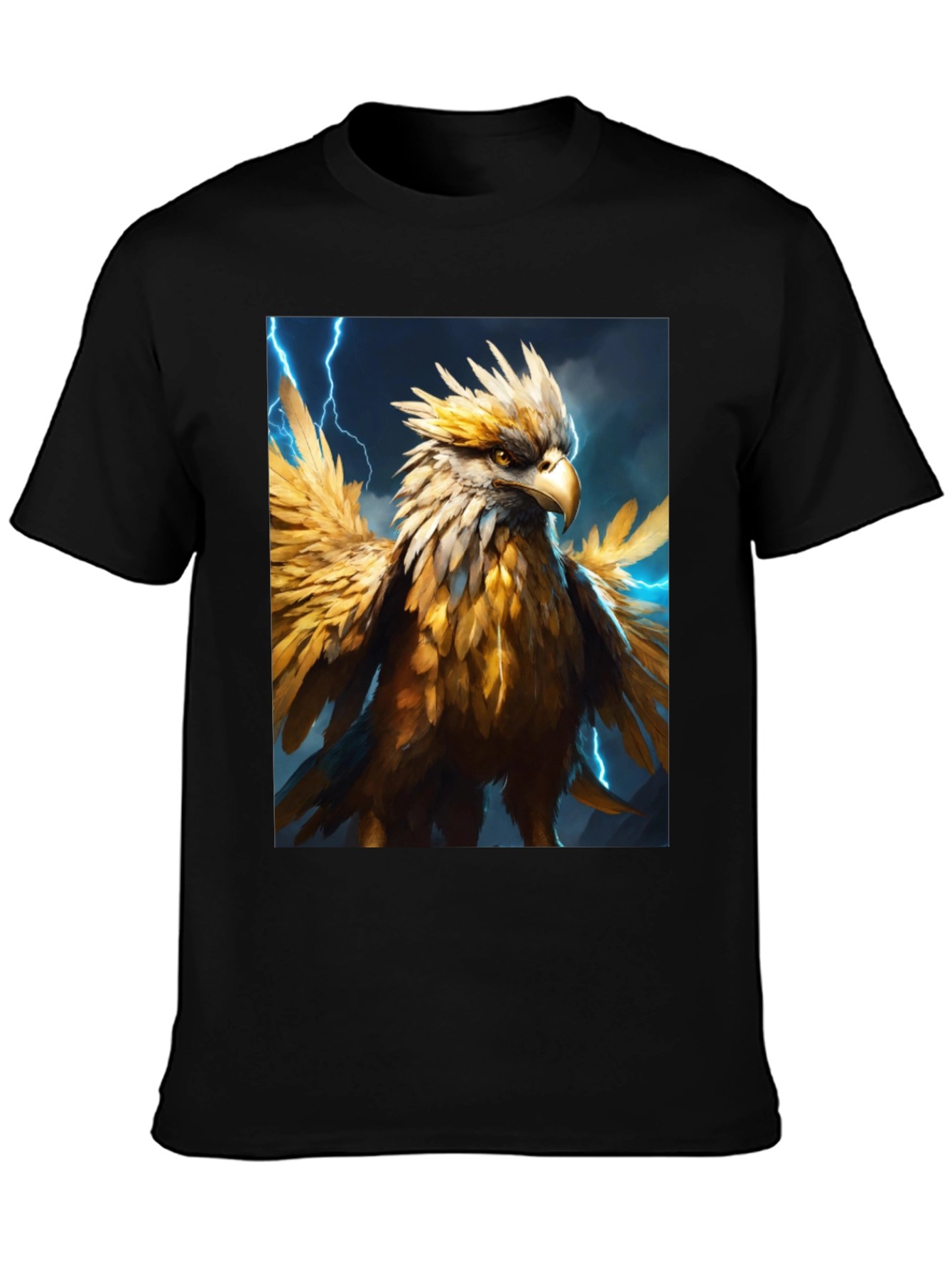 Gryphon Graphic Tee - Black Cotton Blend