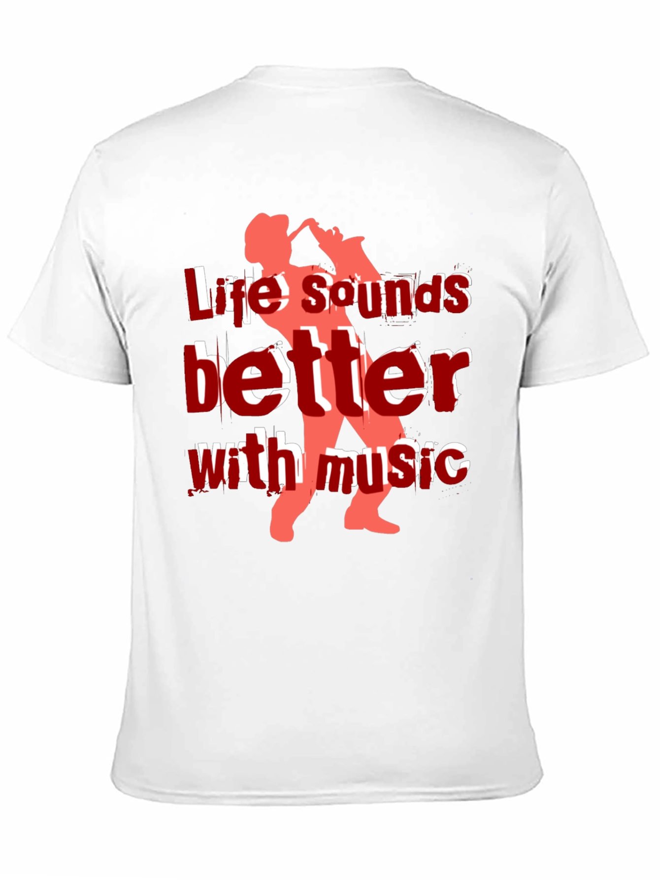 Life Sounds Better with Music Graphic Tee