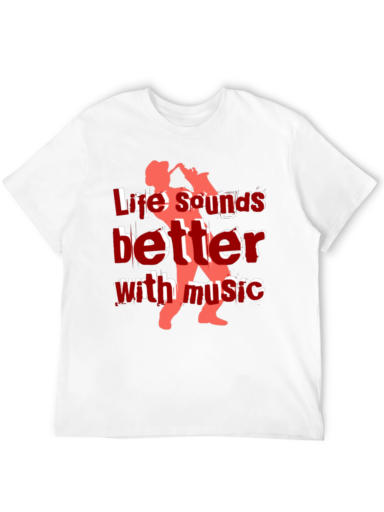 Life Sounds Better with Music Graphic Tee