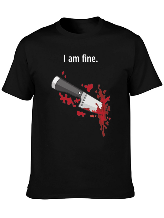 I Am Fine T-Shirt - Humorous Graphic Tee