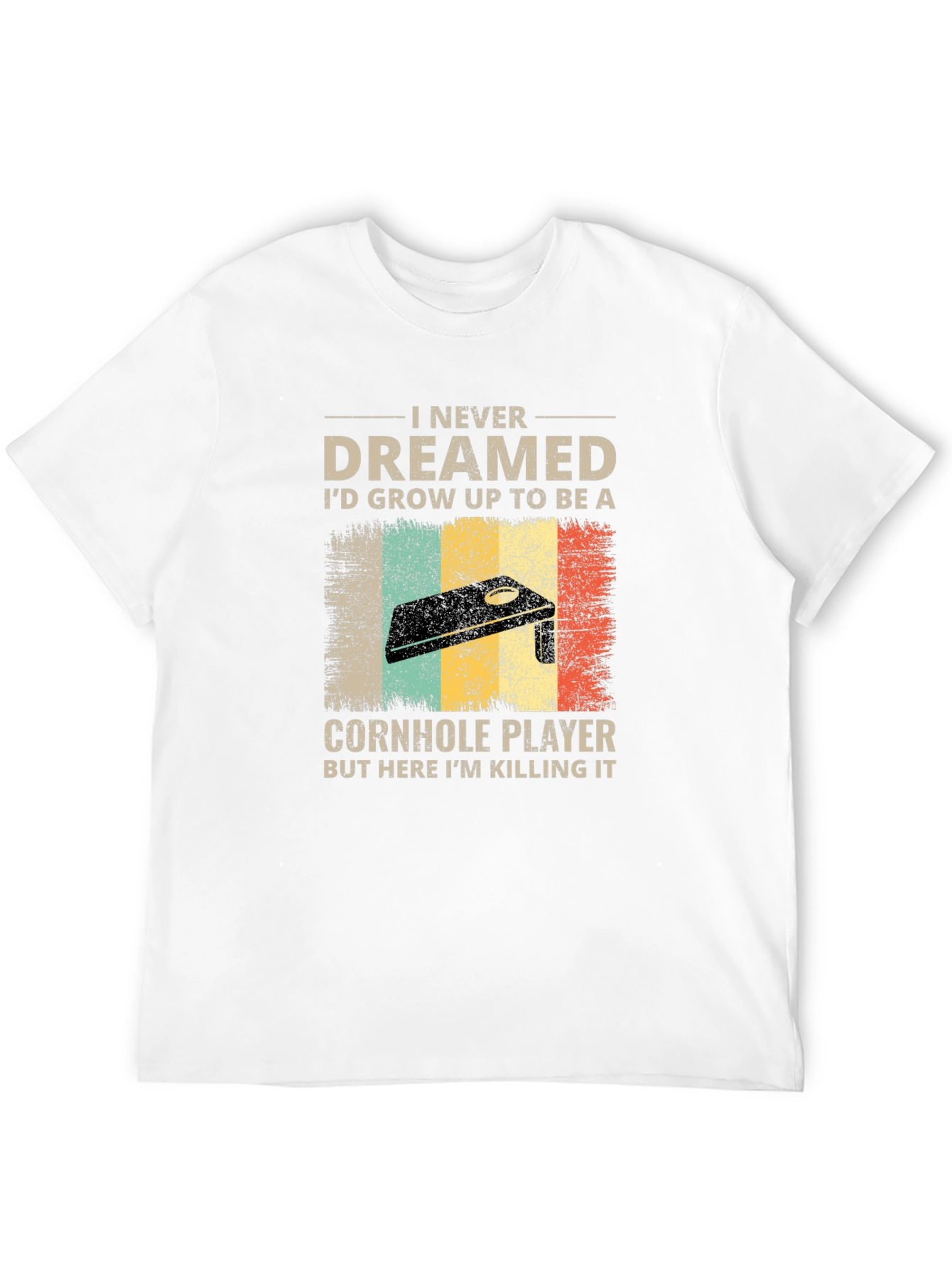 Funny Cornhole Player Graphic T-Shirt