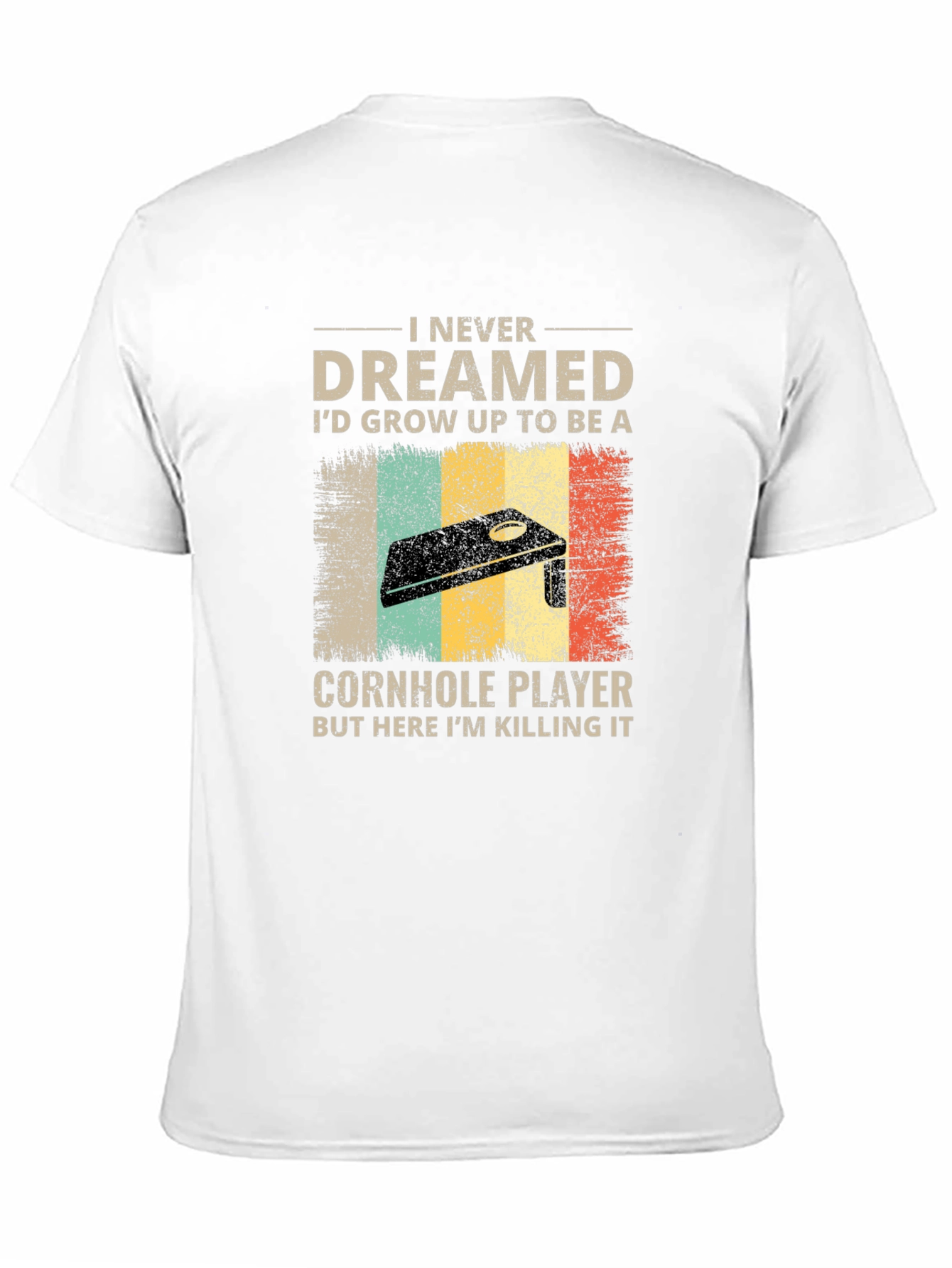 Funny Cornhole Player Graphic T-Shirt