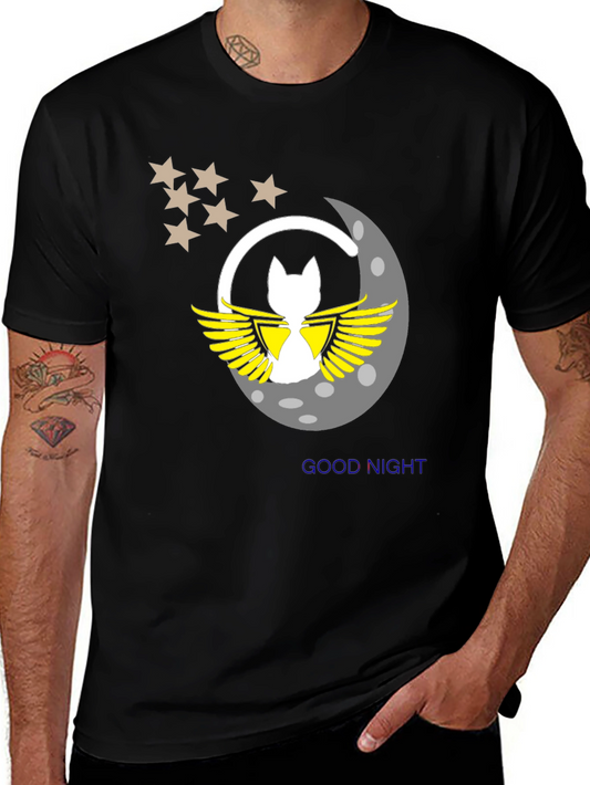 Good Night Moon Cat Graphic Tee