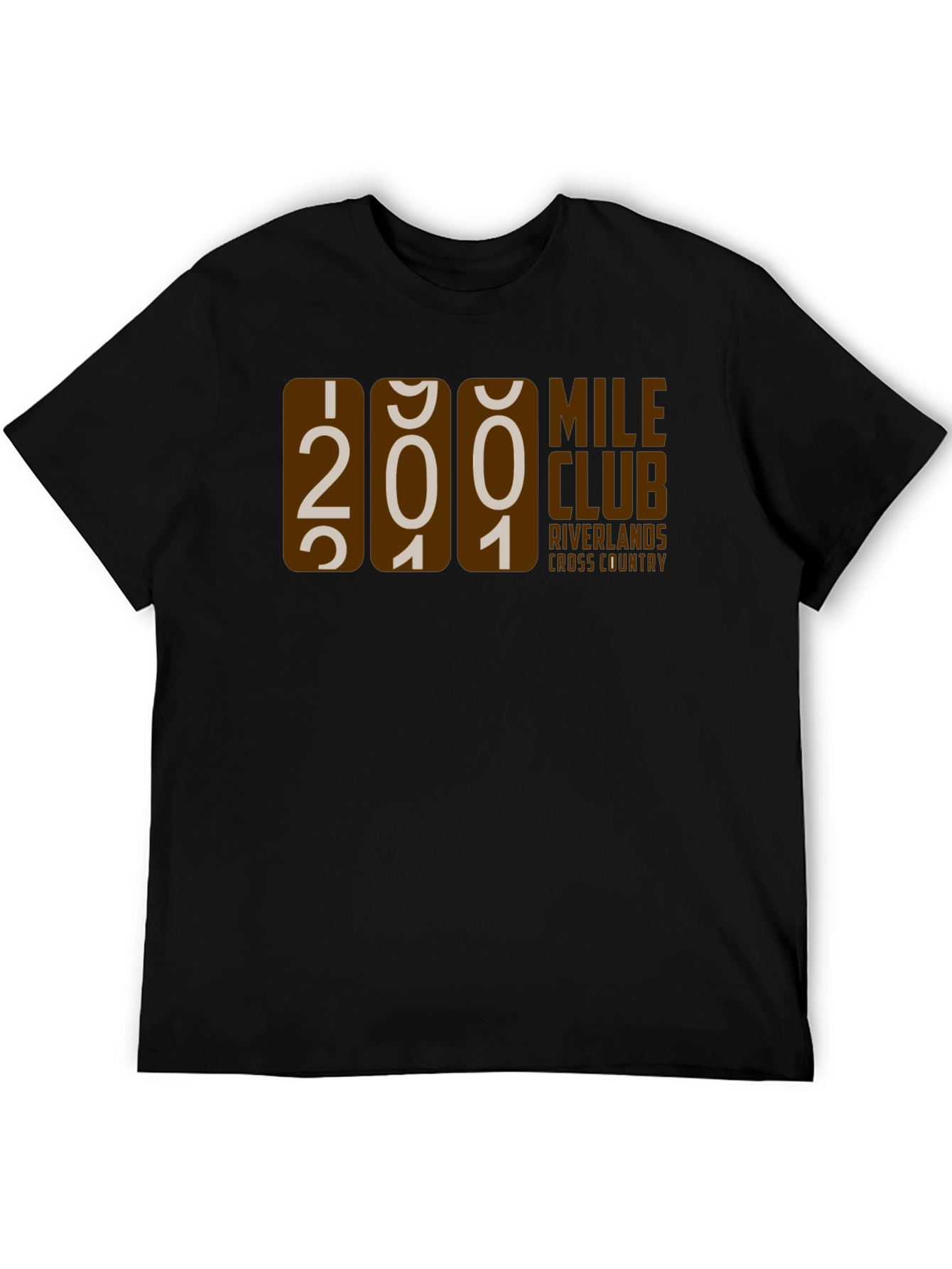 201 Mile Club Cross Country Black T-Shirt