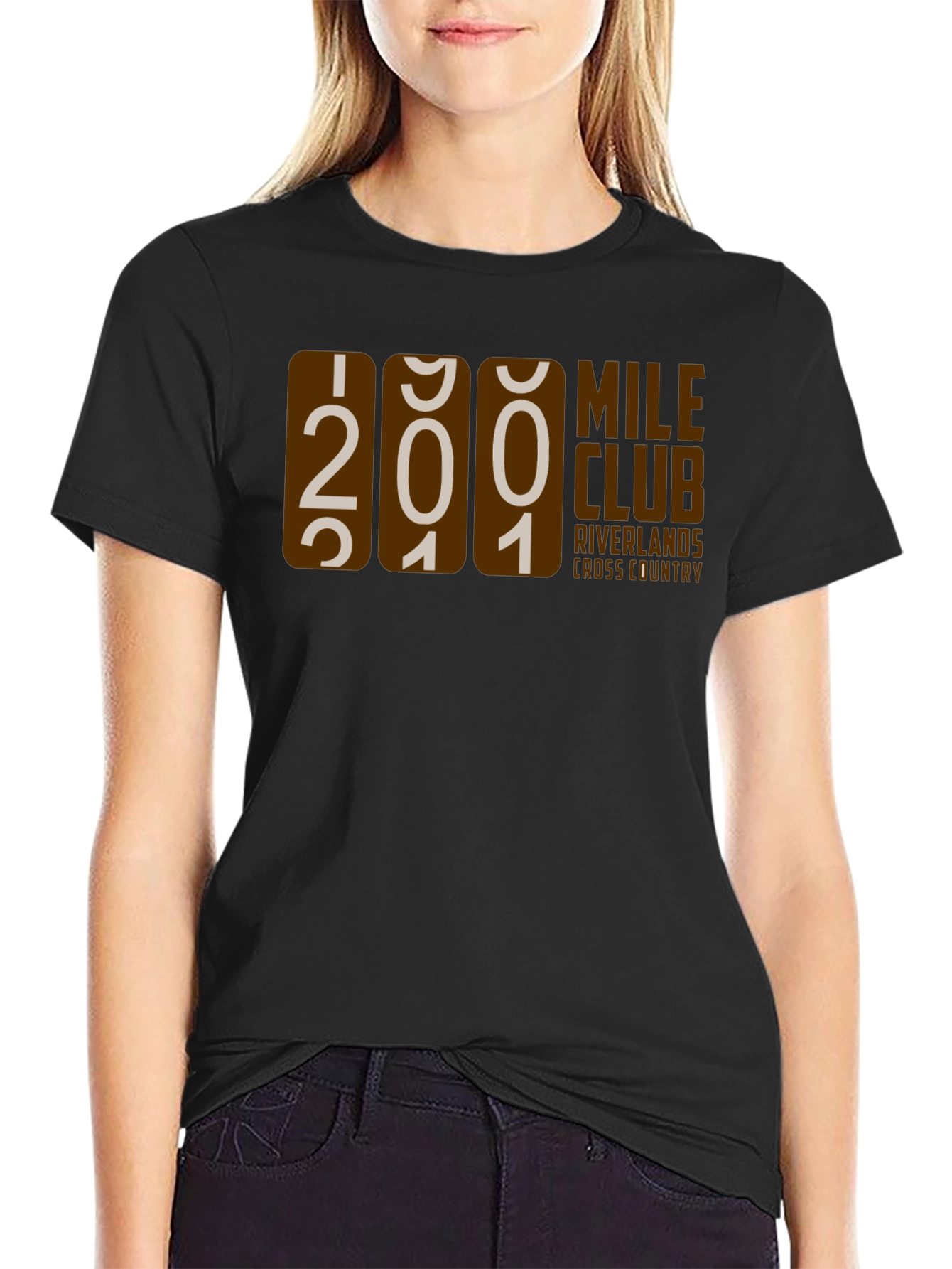 201 Mile Club Cross Country Black T-Shirt