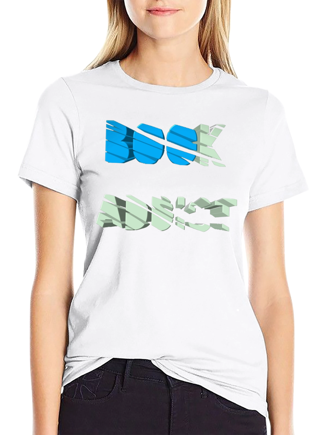 Book Advice Graphic Tee - Casual Black T-Shirt