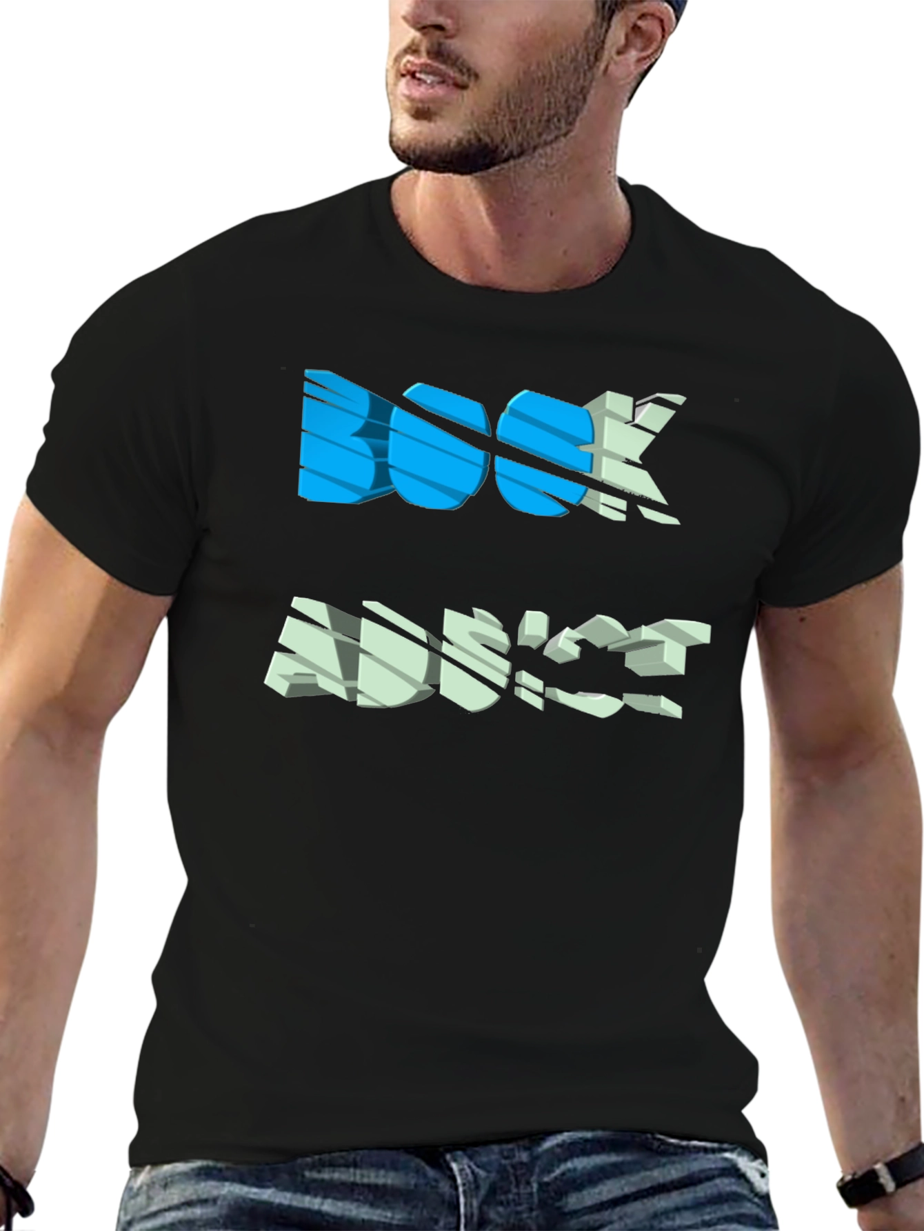 Book Advice Graphic Tee - Casual Black T-Shirt